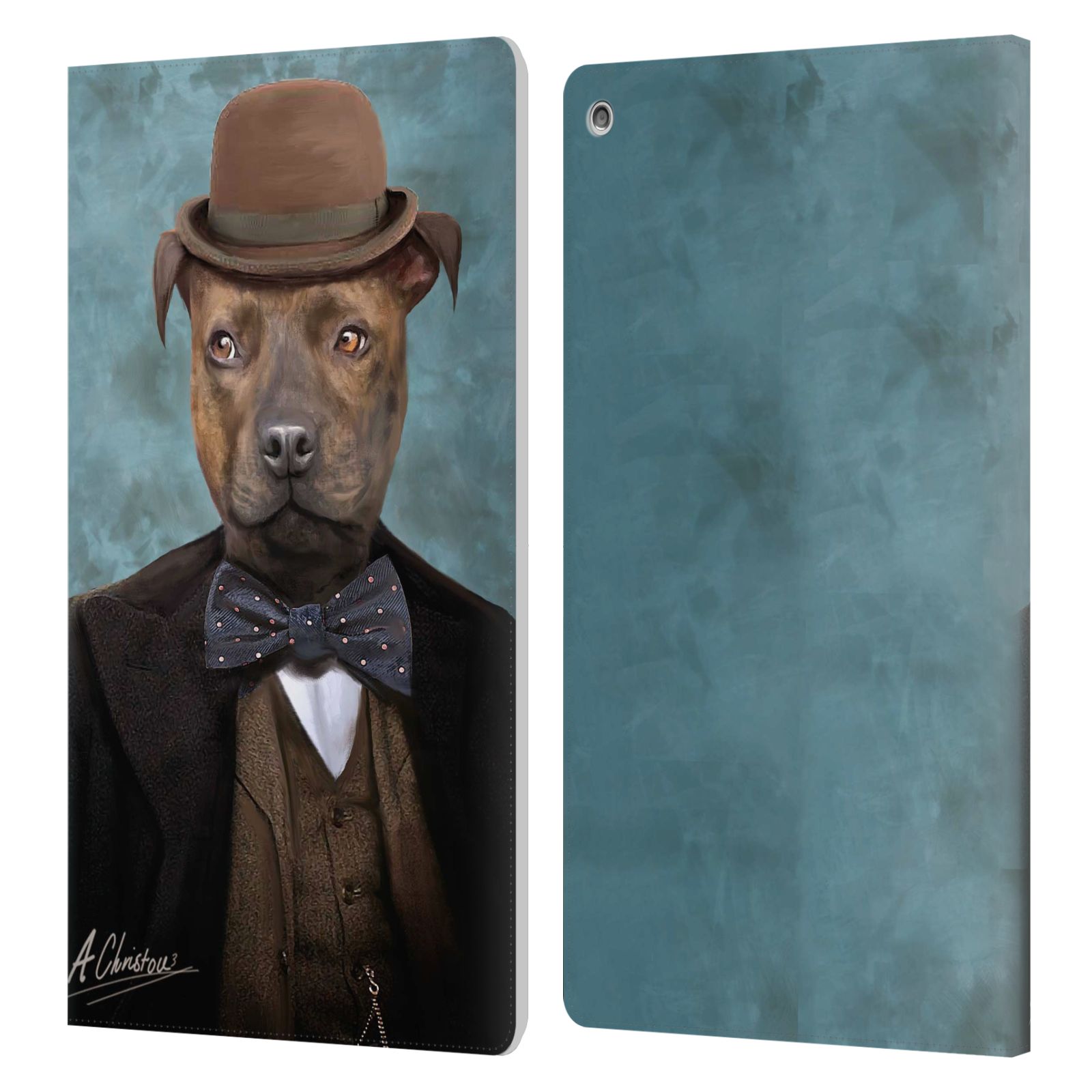 OFFICIAL ANTHONY CHRISTOU ART LEATHER BOOK WALLET CASE COVER FOR AMAZON FIRE - Picture 10 of 14