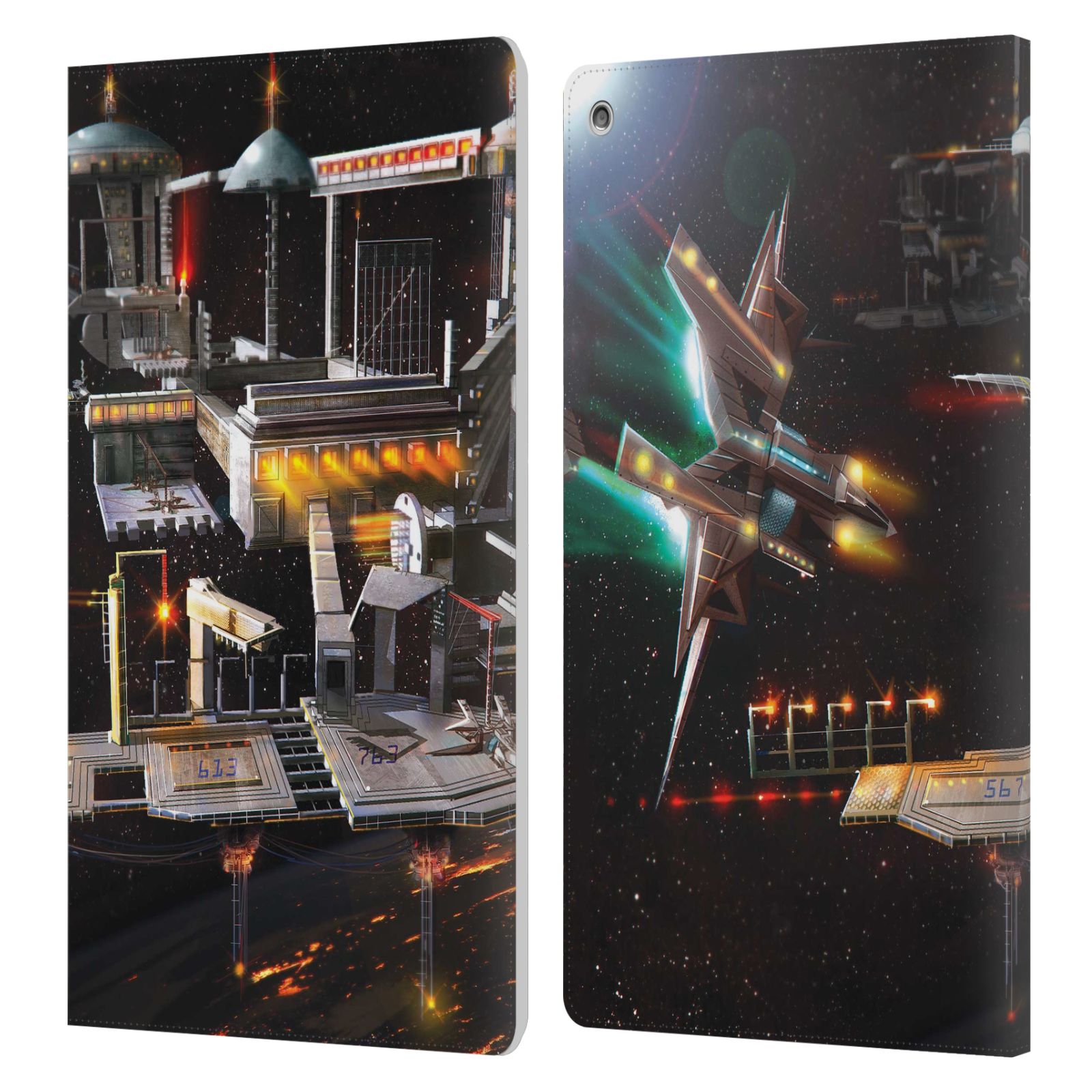 OFFICIAL ANTHONY CHRISTOU ART LEATHER BOOK WALLET CASE COVER FOR AMAZON FIRE - Picture 11 of 14