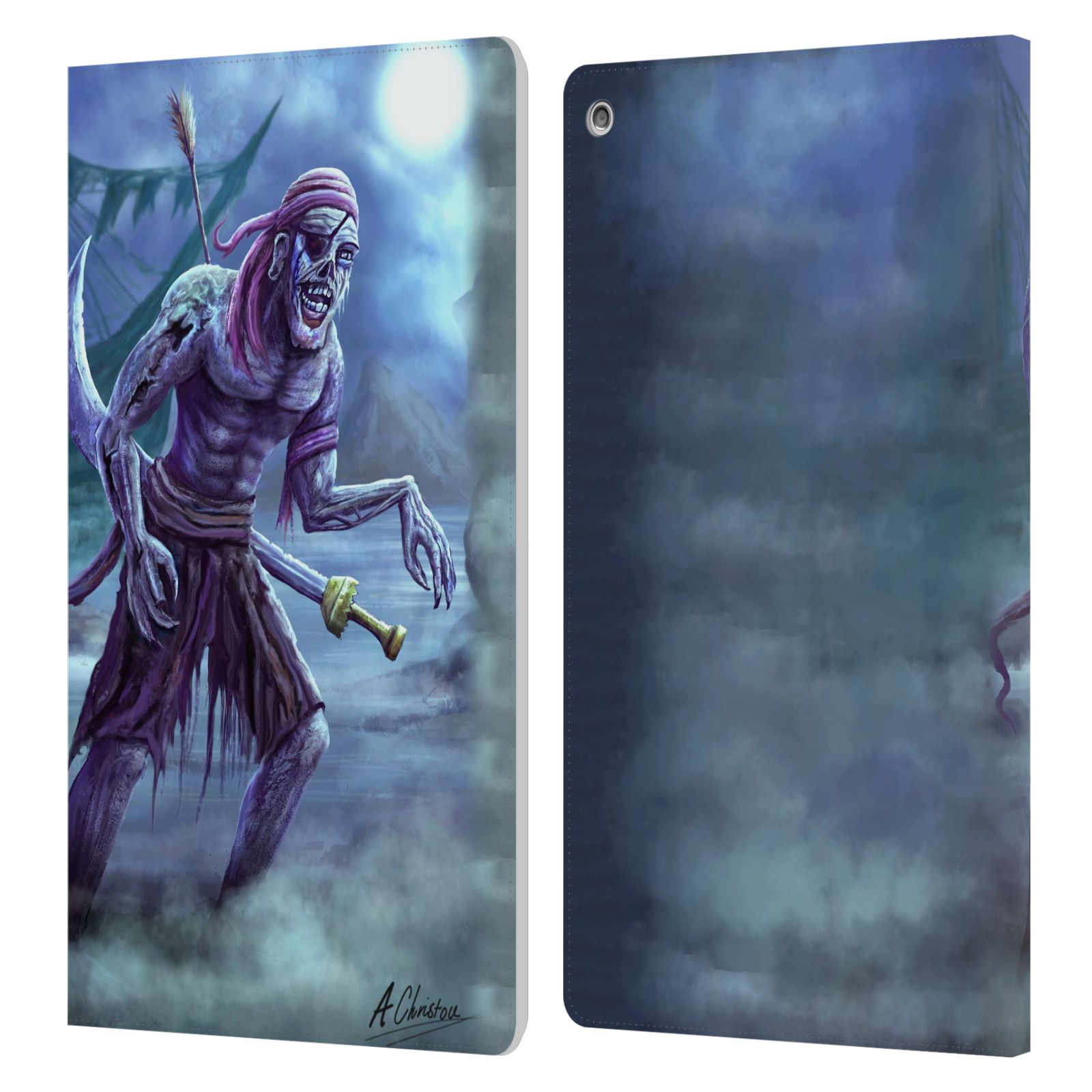 OFFICIAL ANTHONY CHRISTOU ART LEATHER BOOK WALLET CASE COVER FOR AMAZON FIRE - Picture 14 of 14