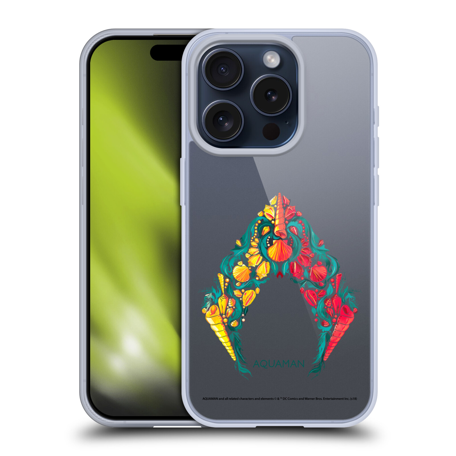 OFFICIEL AQUAMAN MOVIE LOGO ÉTUI COQUE EN GEL MOLLE POUR APPLE iPHONE TÉLÉPHONES - Photo 9 sur 17