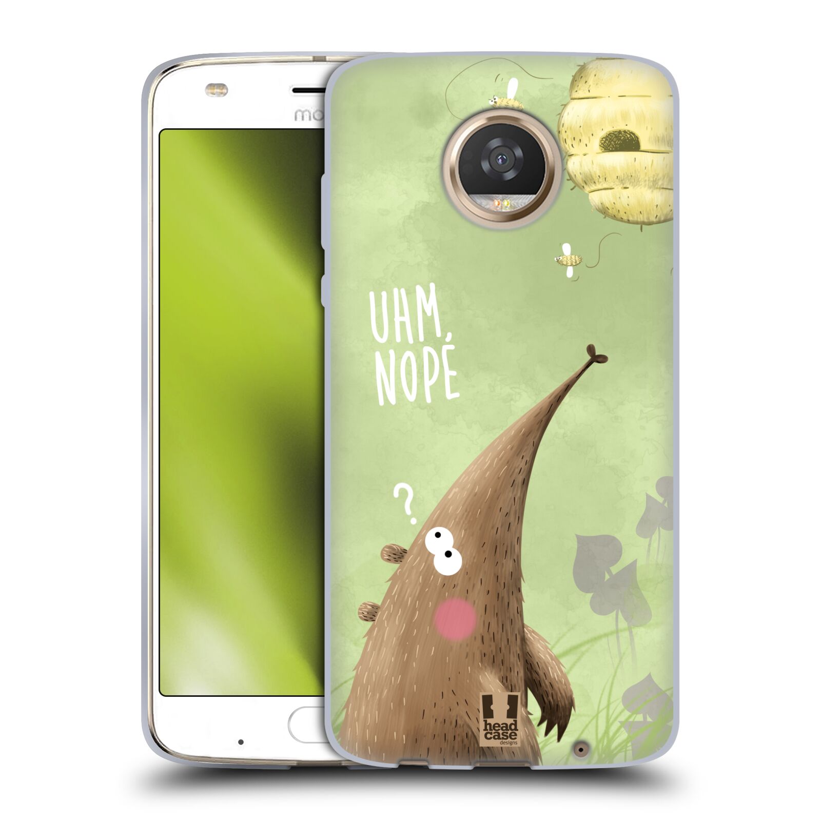 FUNDA HEAD CASE DESIGNS CON DIBUJO DE ANIMALES QUIPS GEL SUAVE PARA TELÉFONOS MOTOROLA 2 - Imagen 8 de 12