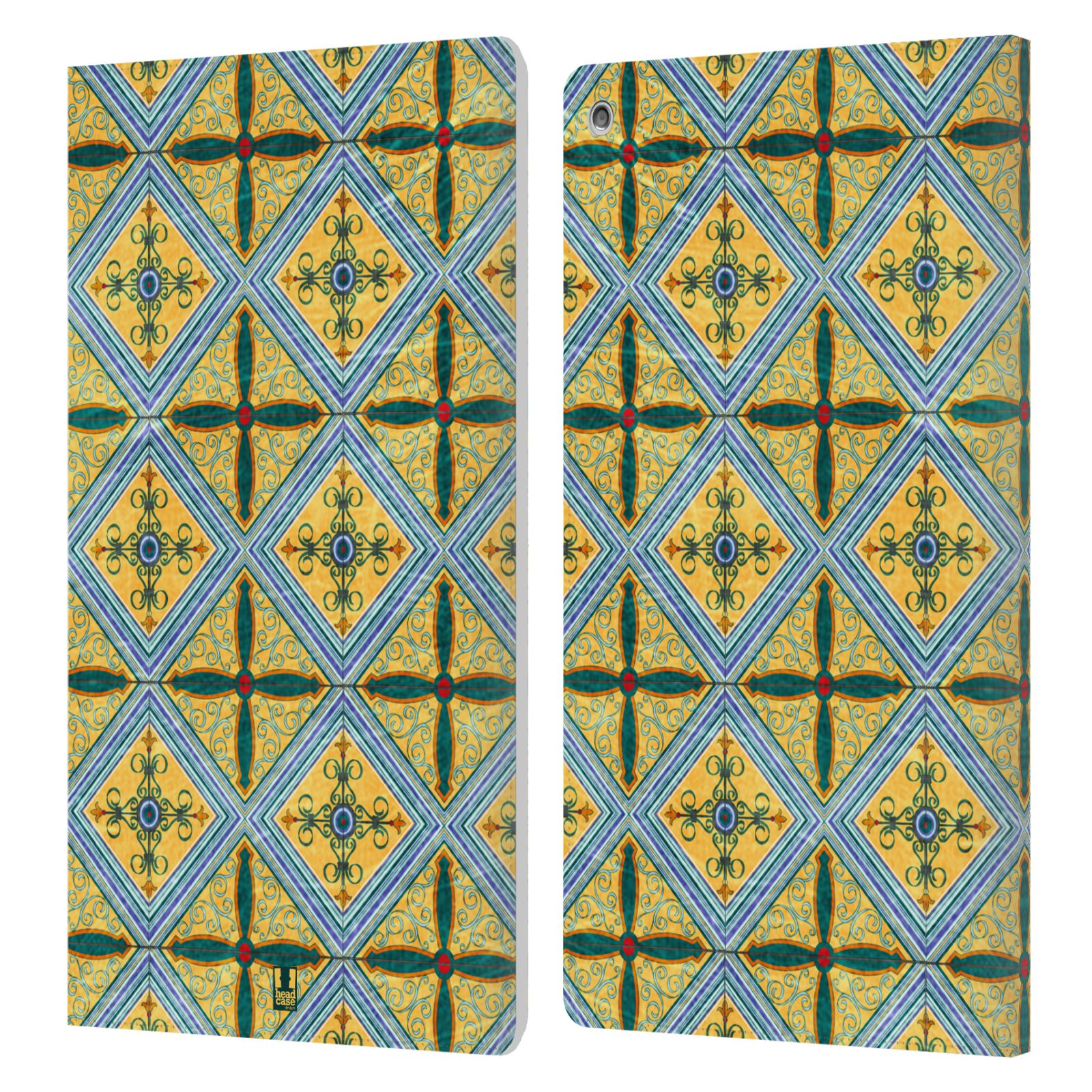 FUNDA BILLETERA HEAD CASE DESIGNS CON DIBUJO ARABESCO PARA AMAZON FIRE - Imagen 8 de 11