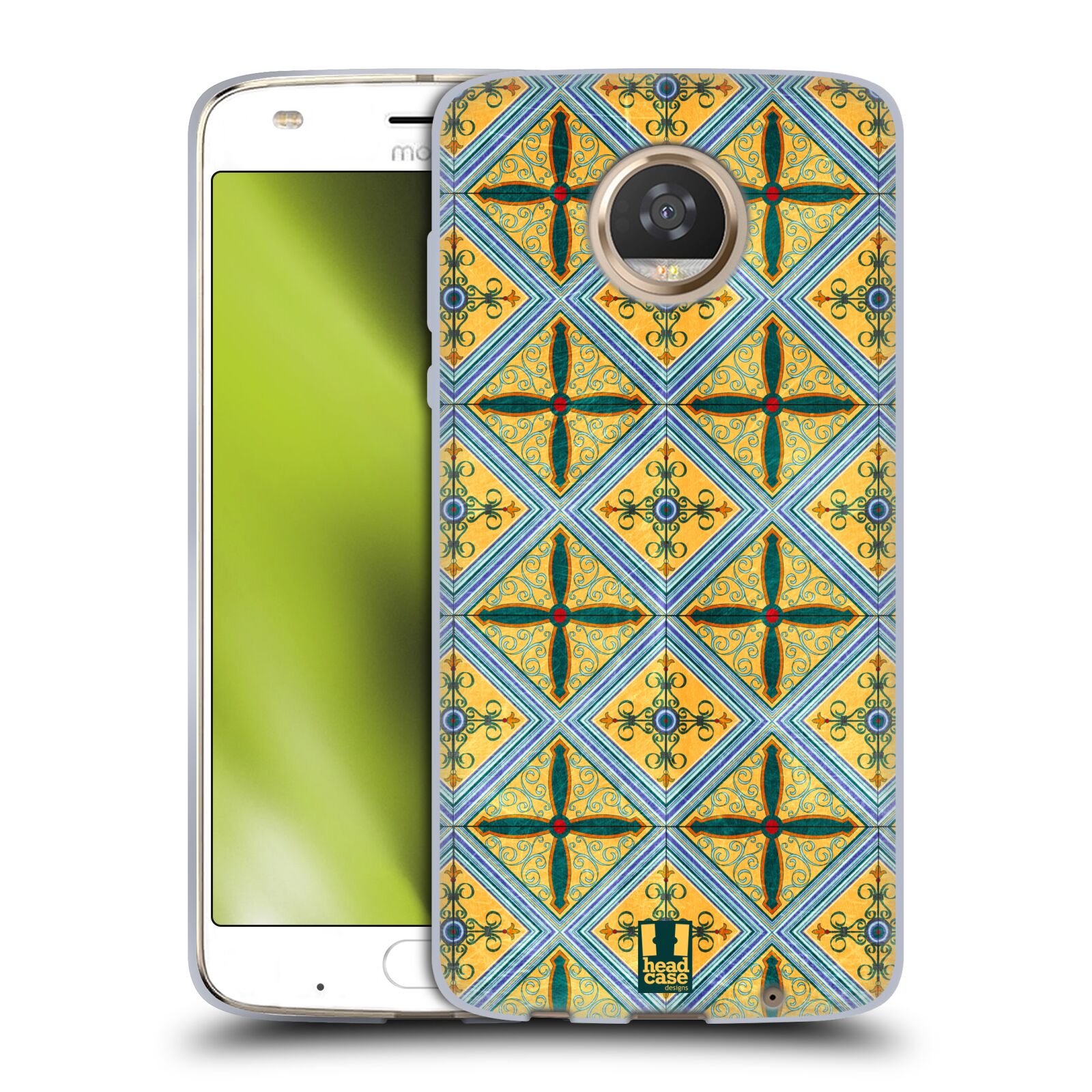 HEAD CASE DESIGNS ARABESQUE PATTERN SOFT GEL CASE FOR MOTOROLA PHONES - Picture 9 of 12