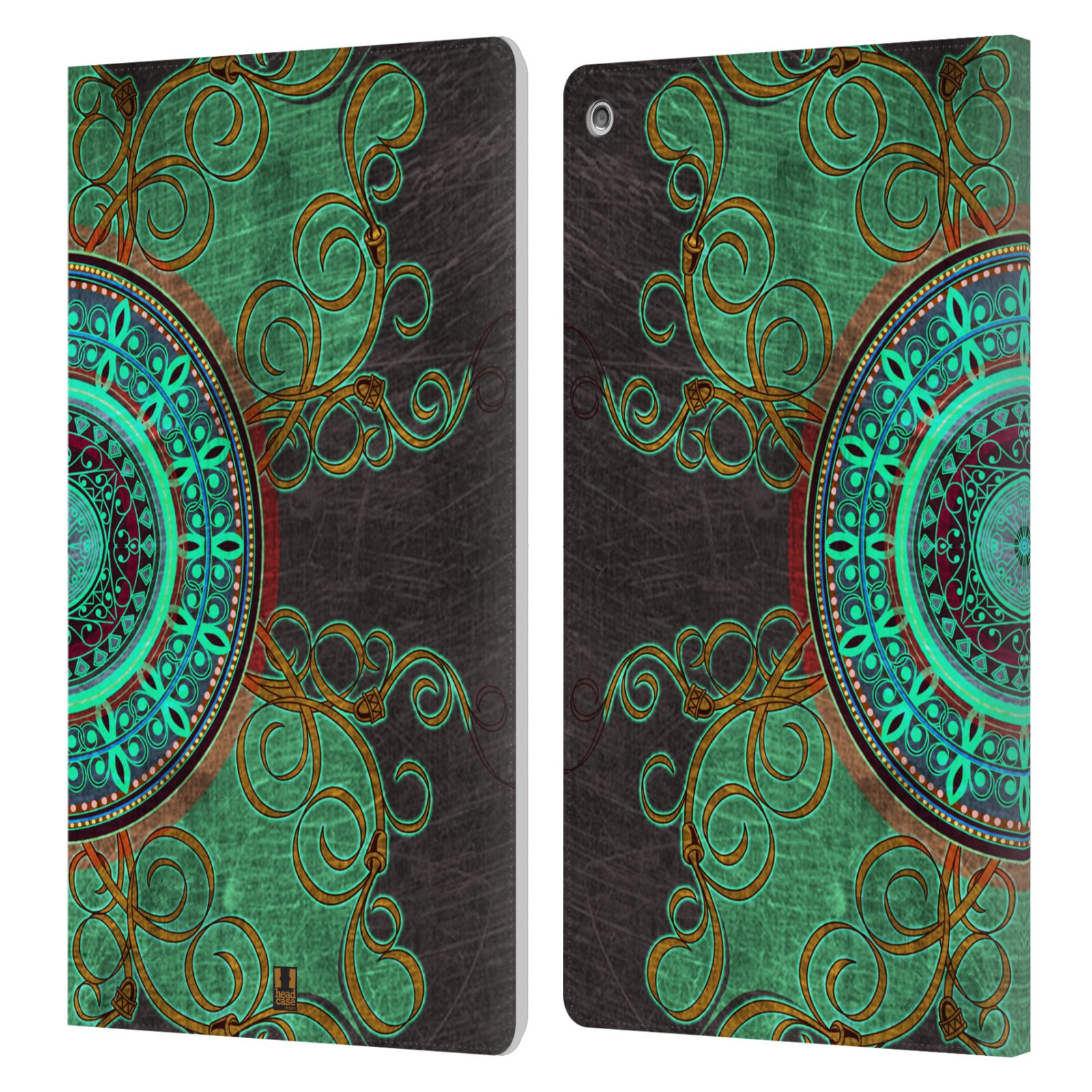 FUNDA BILLETERA HEAD CASE DESIGNS CON DIBUJO ARABESCO PARA AMAZON FIRE - Imagen 11 de 11