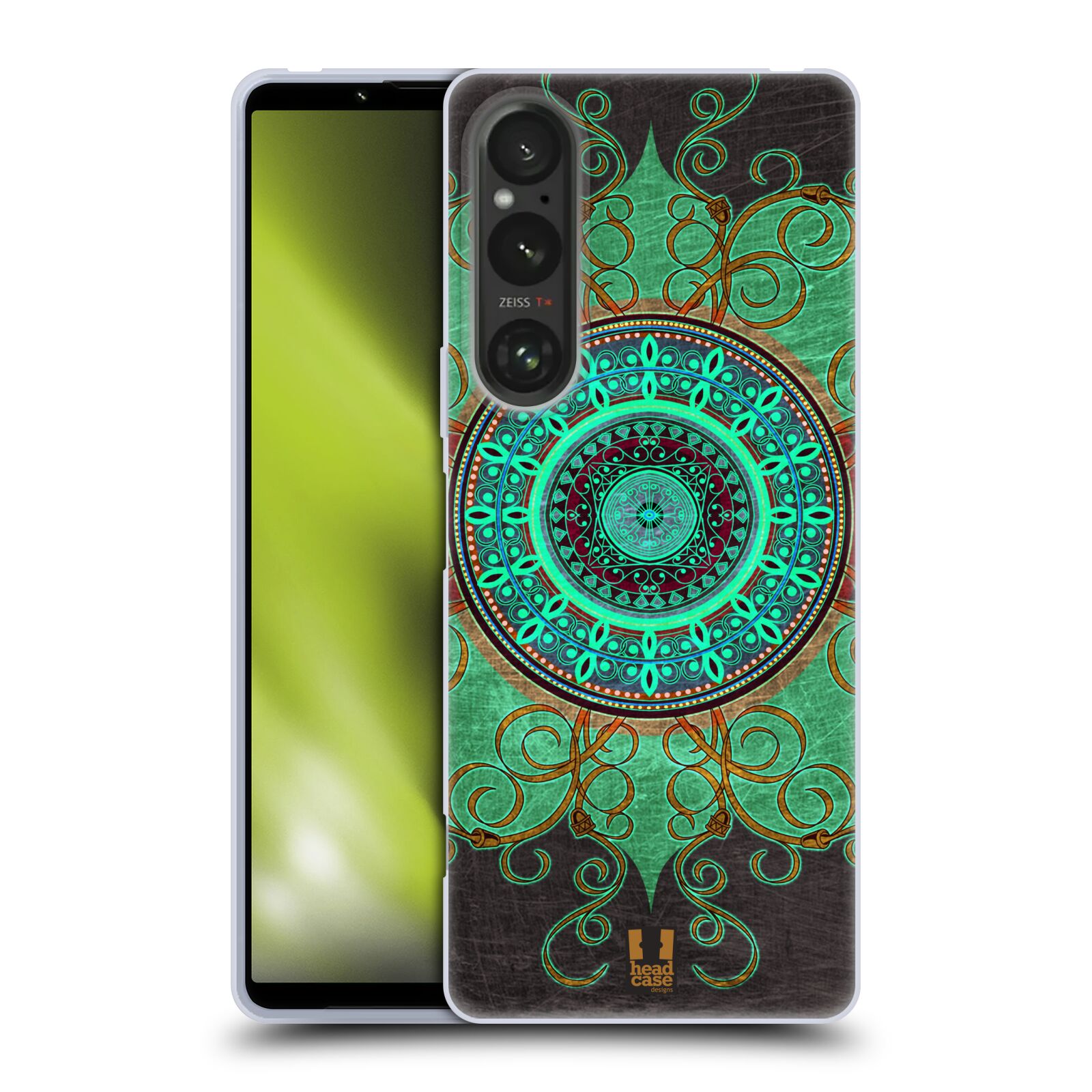 Silikonové pouzdro na mobil Sony Xperia 1 V - Head Case - ARAB MANDALA (Silikonový kryt, obal, pouzdro na mobilní telefon Sony Xperia 1 V s motivem ARAB MANDALA)