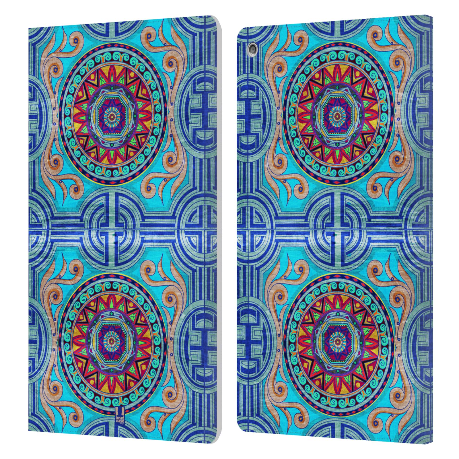 FUNDA BILLETERA HEAD CASE DESIGNS CON DIBUJO ARABESCO PARA AMAZON FIRE - Imagen 10 de 11