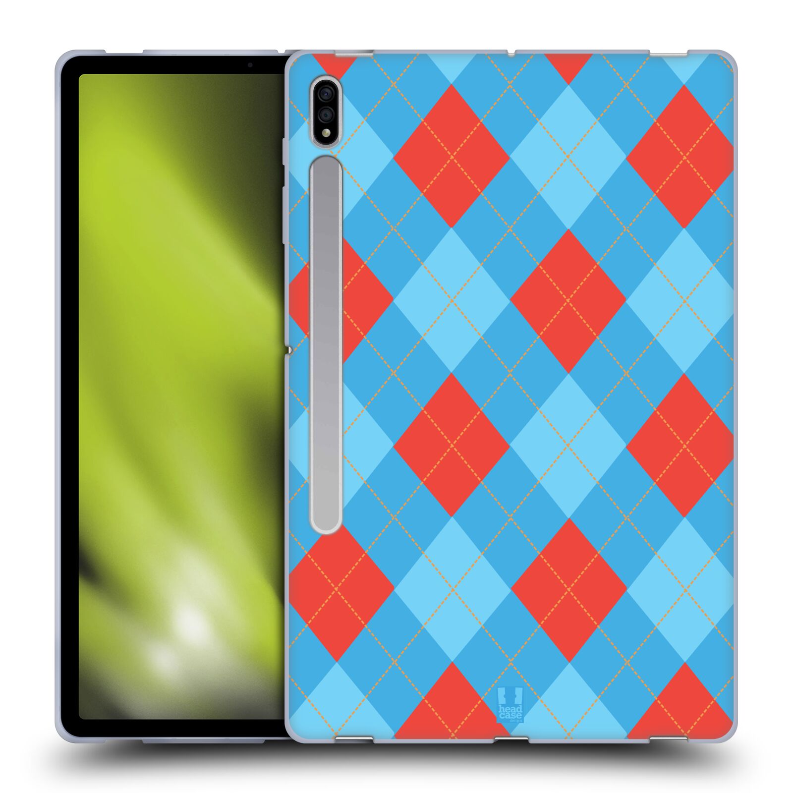 HEAD CASE DESIGNS ARGYLE SOFT GEL CASE FOR SAMSUNG TABLETS 1 - Picture 13 of 15