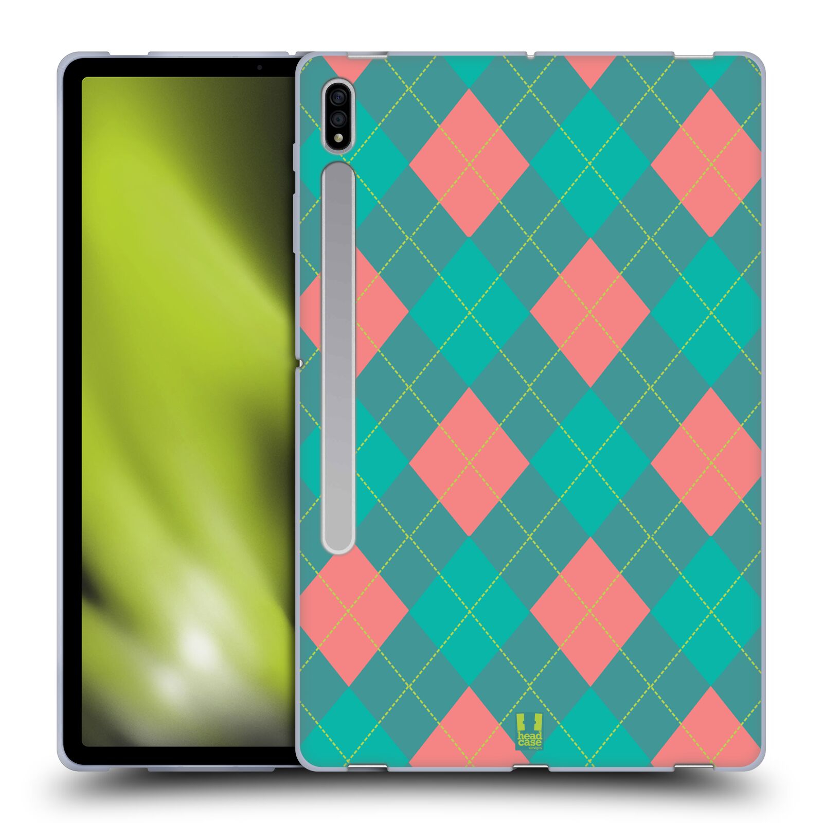 HEAD CASE DESIGNS ARGYLE SOFT GEL CASE FOR SAMSUNG TABLETS 1 - Picture 11 of 15