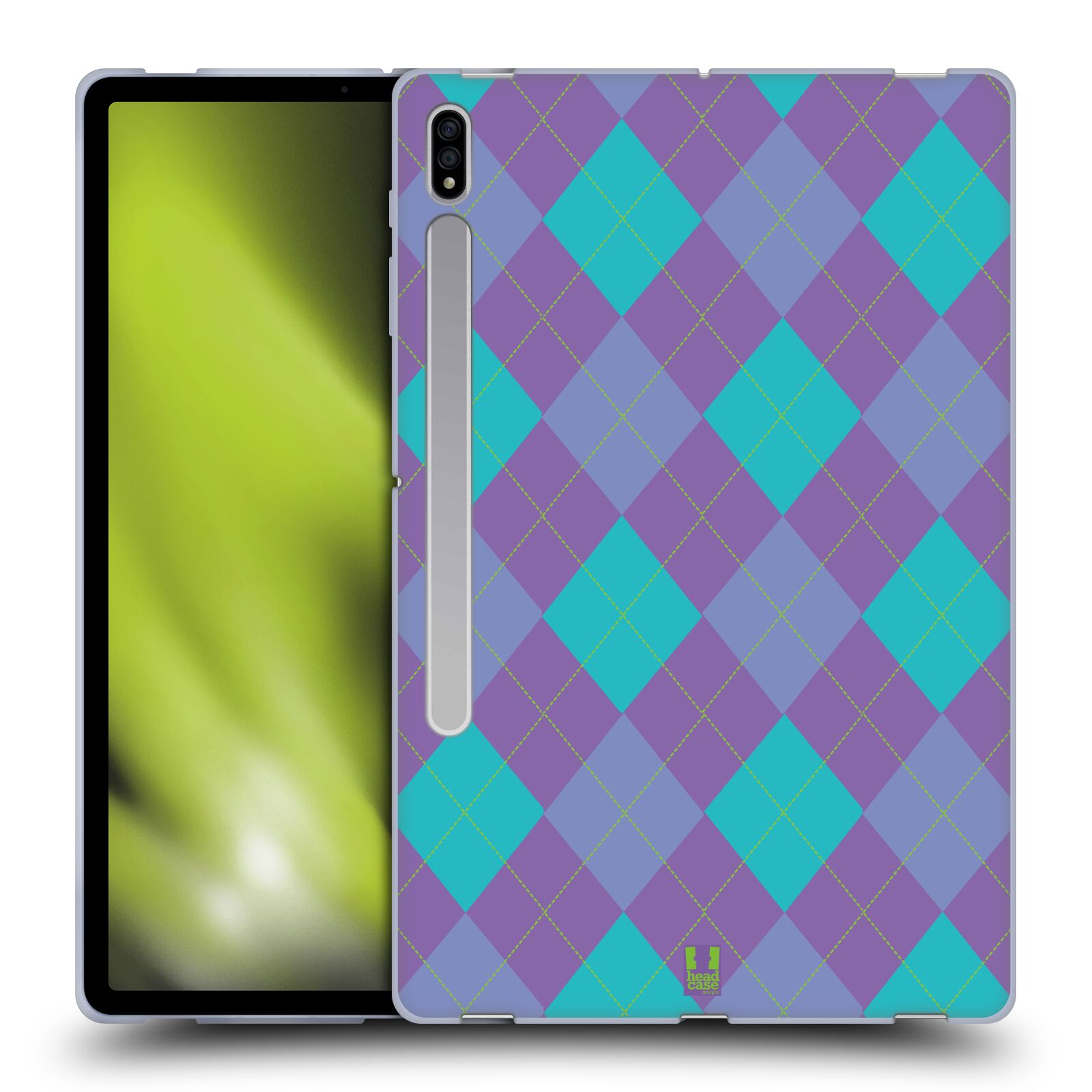 HEAD CASE DESIGNS ARGYLE SOFT GEL CASE FOR SAMSUNG TABLETS 1 - Picture 10 of 15