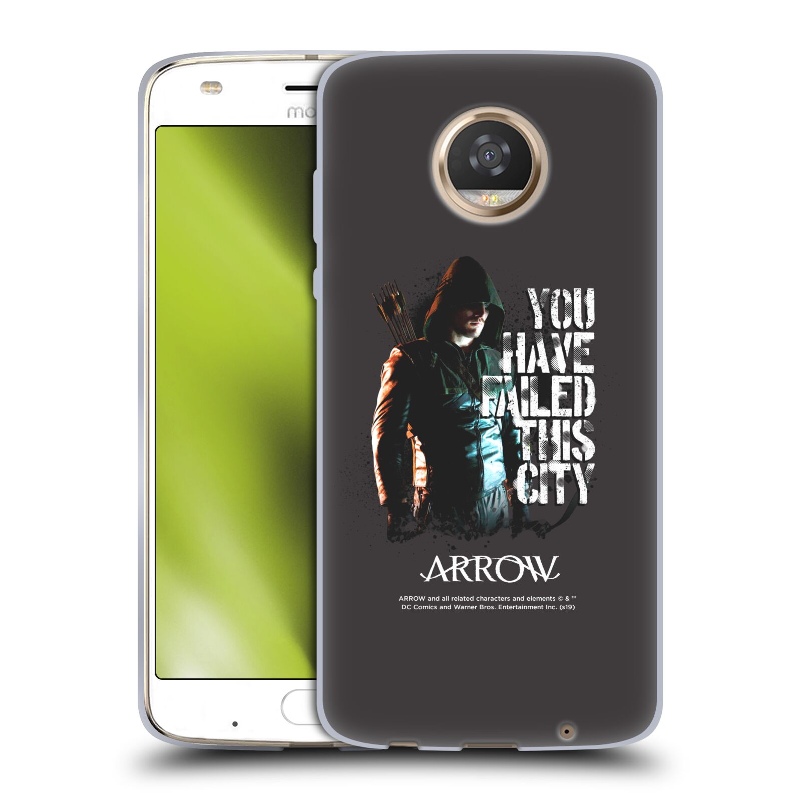 OFFICIAL ARROW TV SERIES GRAPHICS SOFT GEL CASE FOR MOTOROLA PHONES - Picture 13 of 13