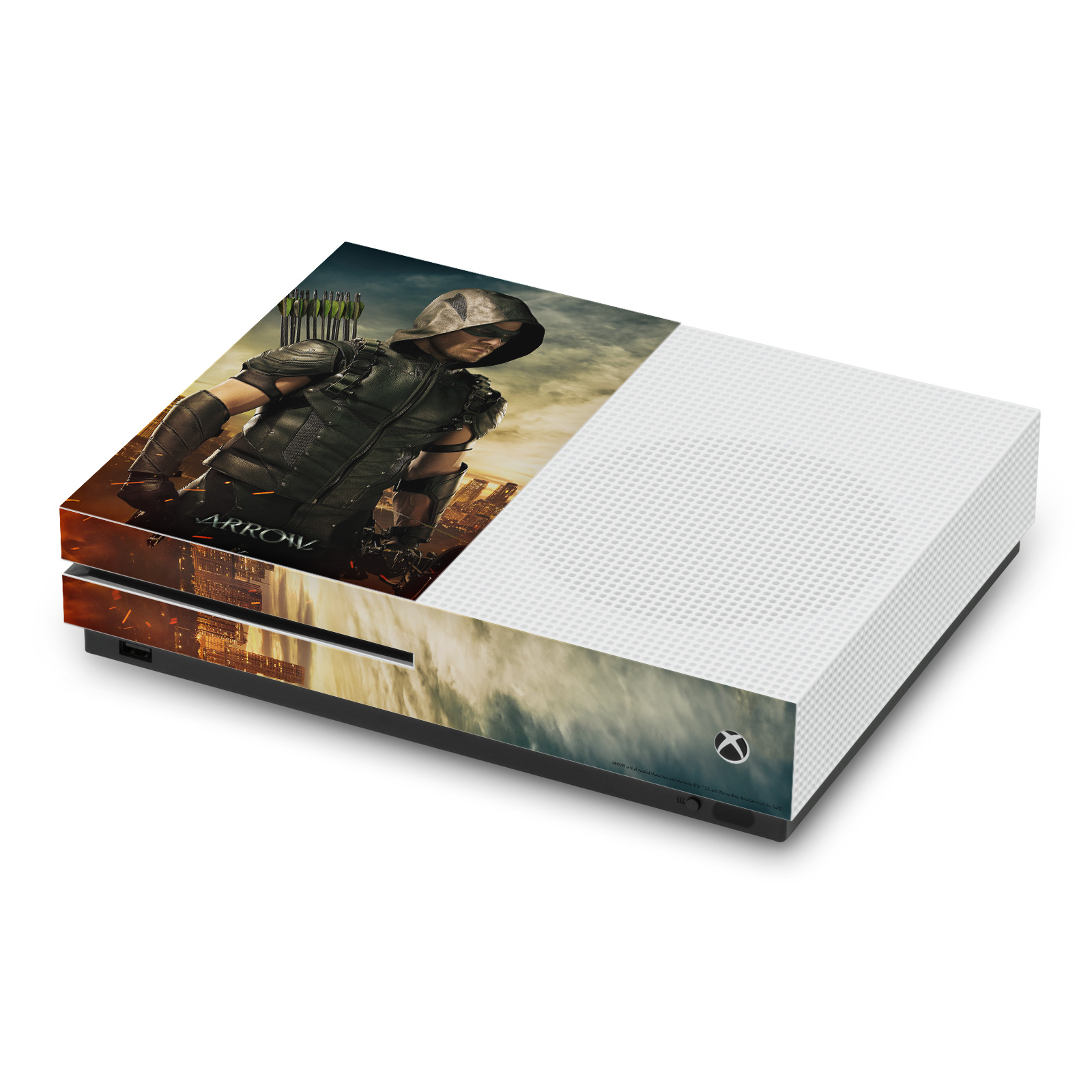 OFFICIAL ARROW TV SERIES POSTERS VINYL STICKER SKIN DECAL FOR XBOX ONE S CONSOLE