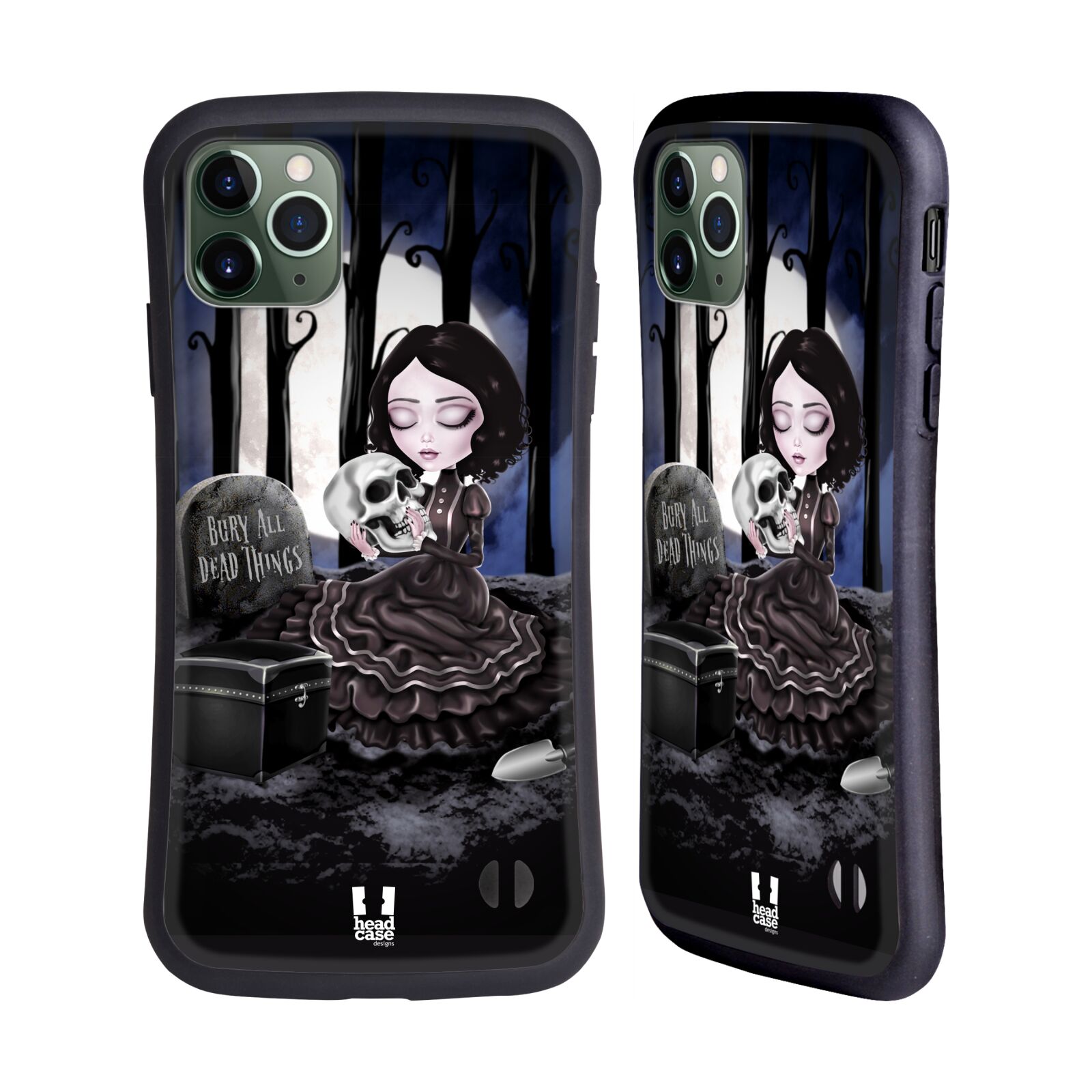 HEAD CASE DESIGNS ART MACABRE HYBRID CASE FOR APPLE iPHONES PHONES - Picture 8 of 10
