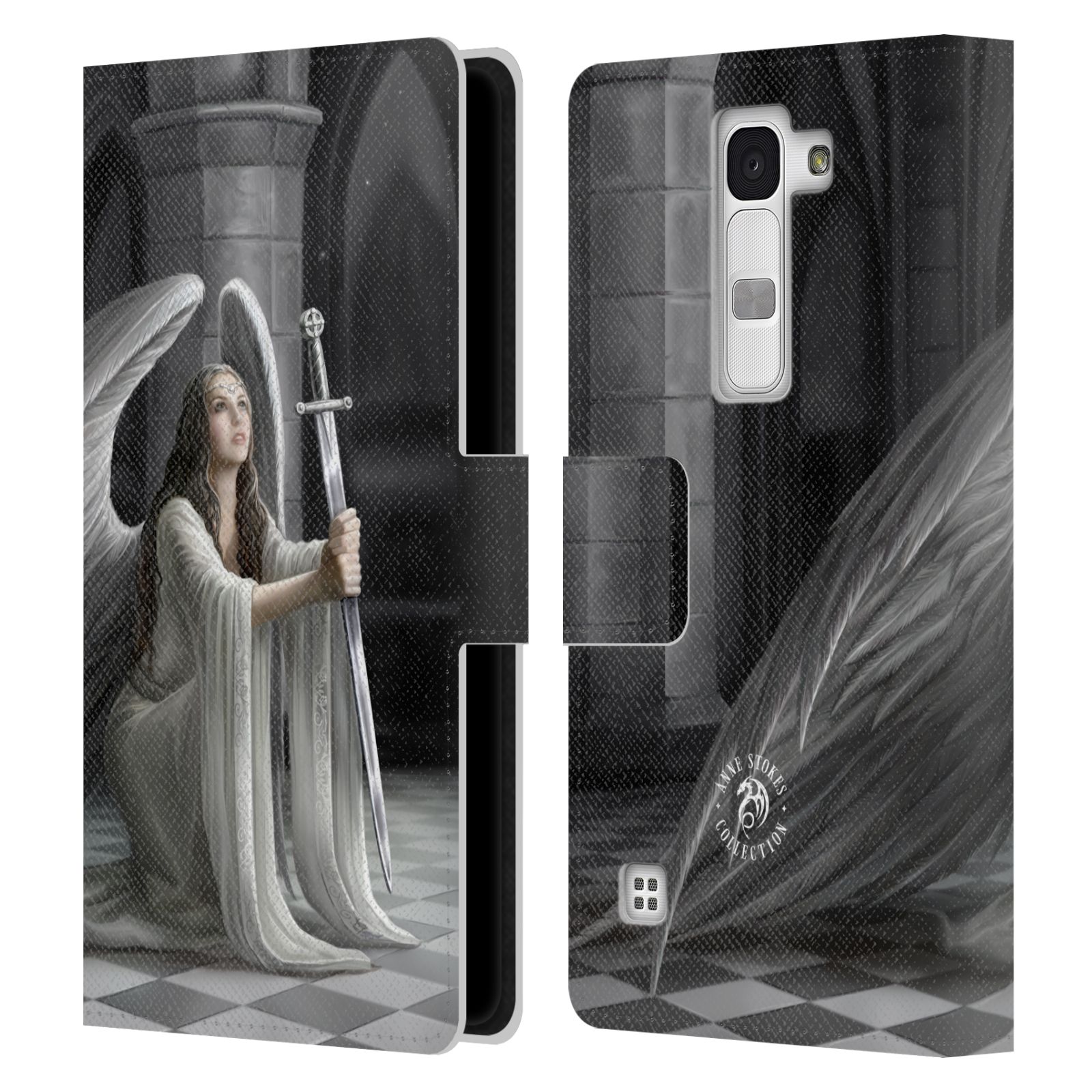 OFFICIAL ANNE STOKES ANGELS LEATHER BOOK WALLET CASE FOR LG PHONES 2 - Picture 12 of 12