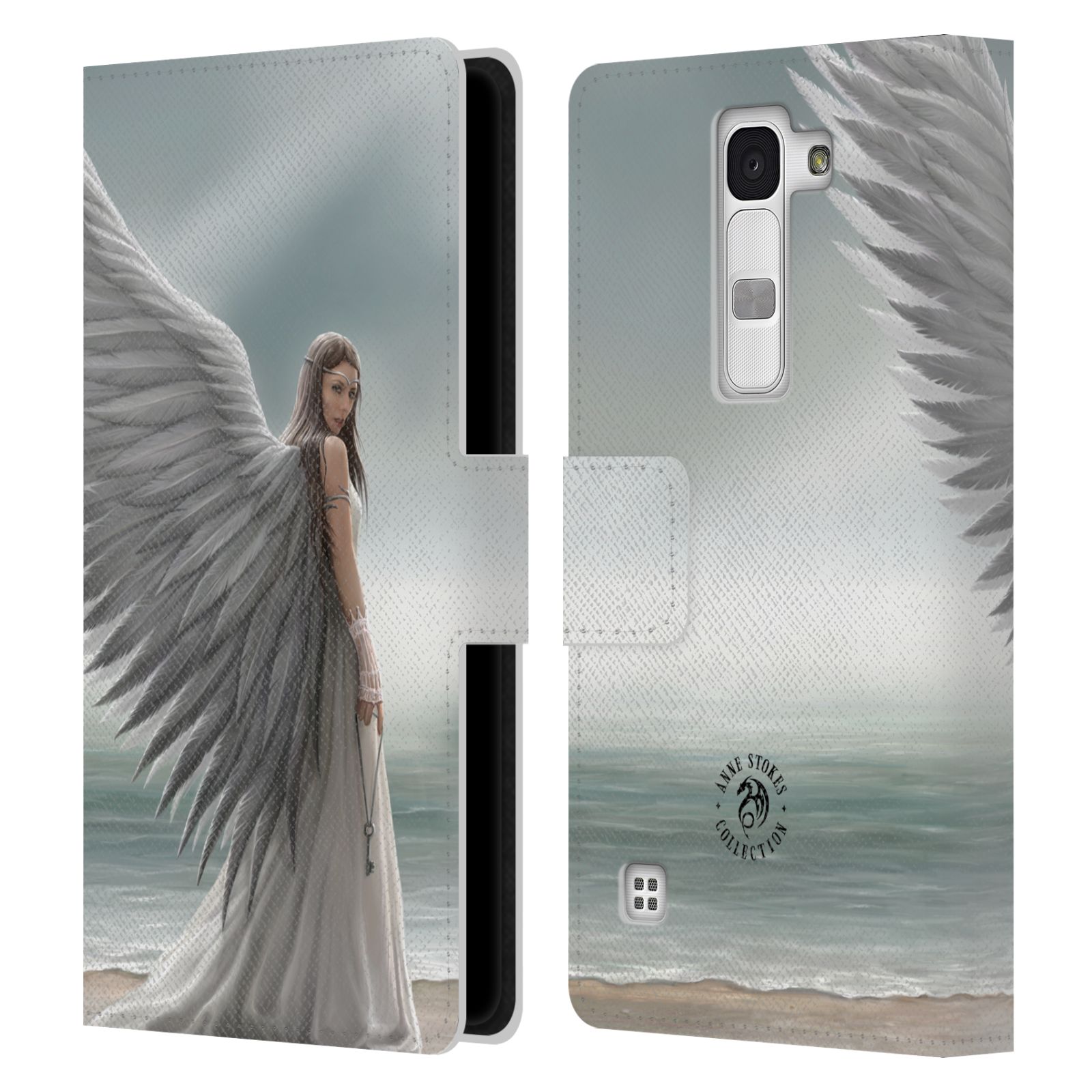 OFFICIAL ANNE STOKES ANGELS LEATHER BOOK WALLET CASE FOR LG PHONES 2 - Picture 10 of 12