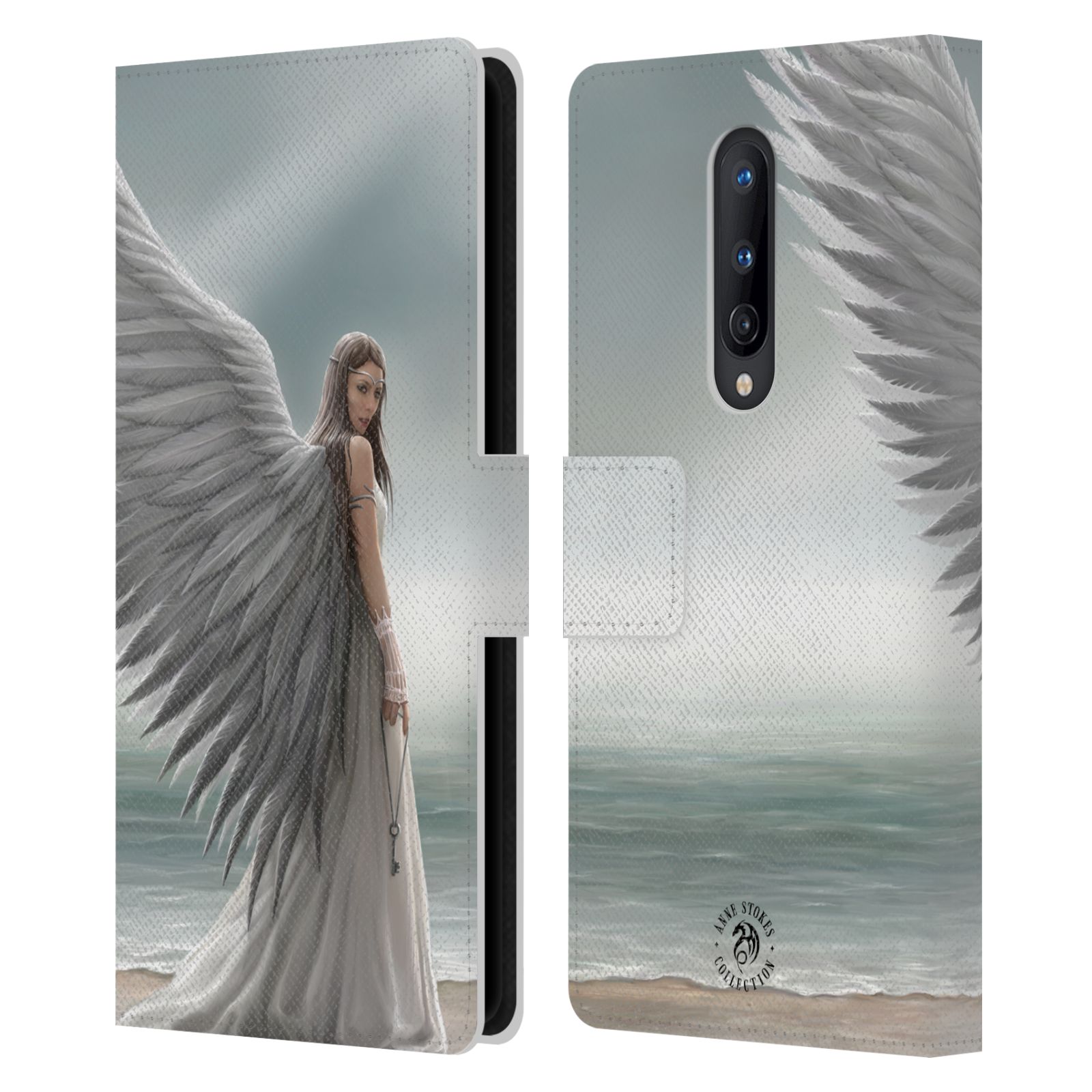 OFFICIAL ANNE STOKES ANGELS LEATHER BOOK WALLET CASE COVER FOR ONEPLUS PHONES - Picture 11 of 13