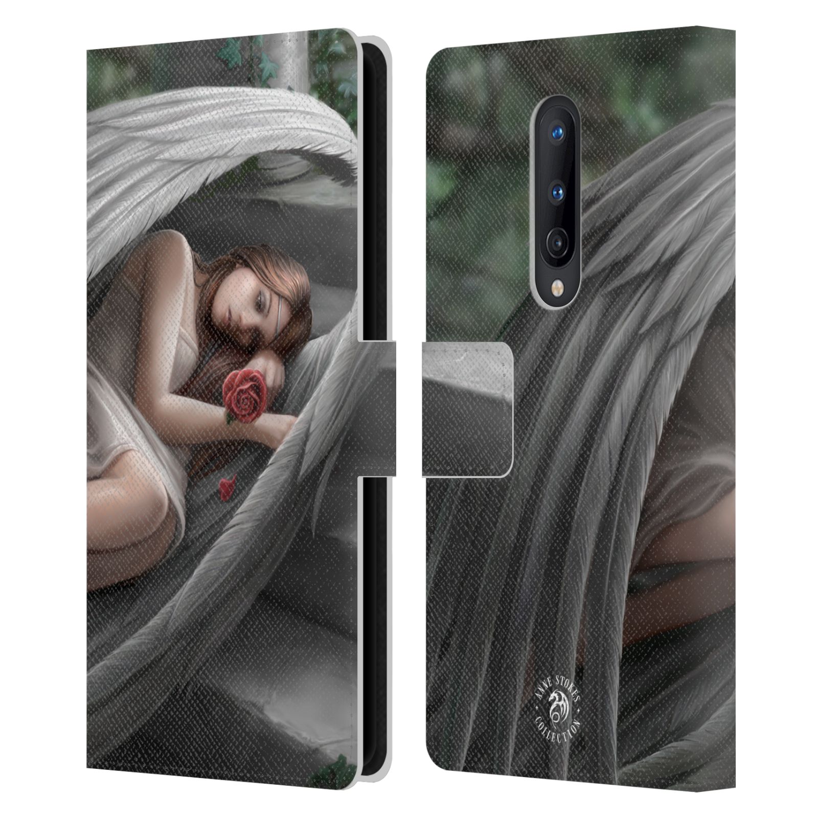 OFFICIAL ANNE STOKES ANGELS LEATHER BOOK WALLET CASE COVER FOR ONEPLUS PHONES - Picture 12 of 13