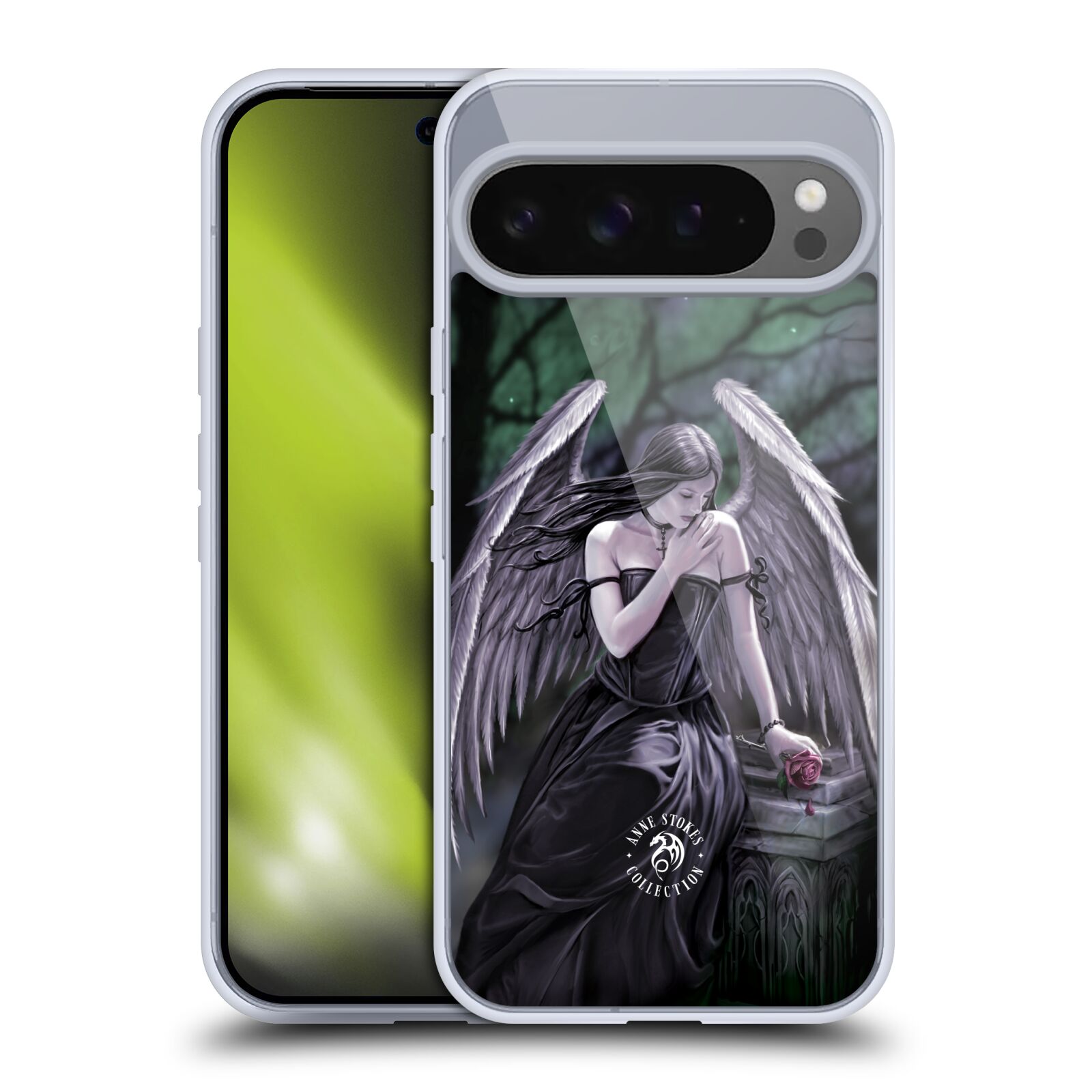 OFFICIAL ANNE STOKES ANGELS SOFT GEL CASE FOR GOOGLE ONEPLUS PHONES