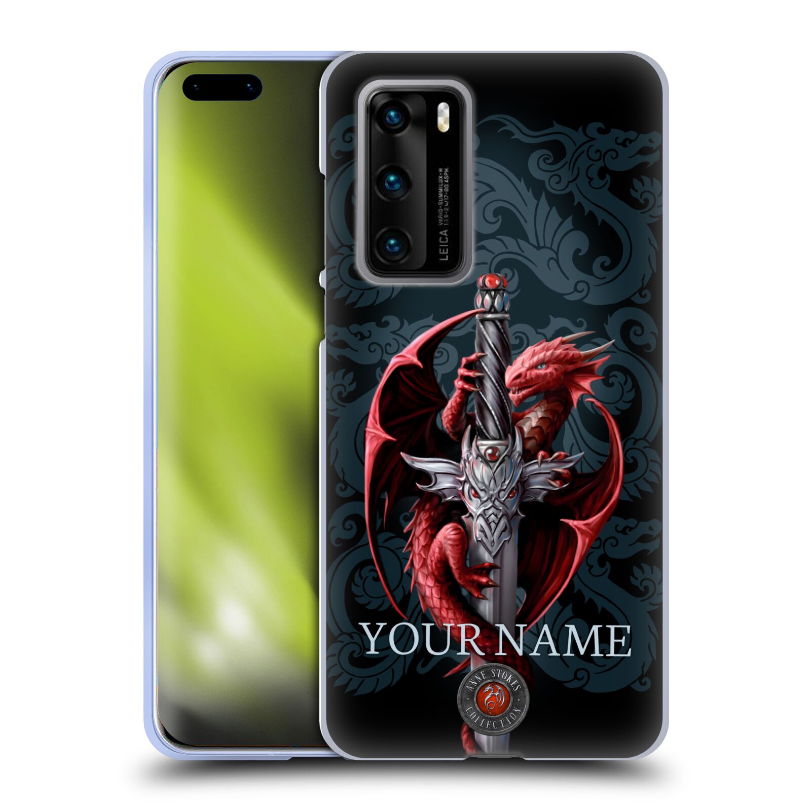 CUSTOM CUSTOMIZED PERSONALIZED ANNE STOKES ART SOFT GEL CASE FOR HUAWEI PHONES 4