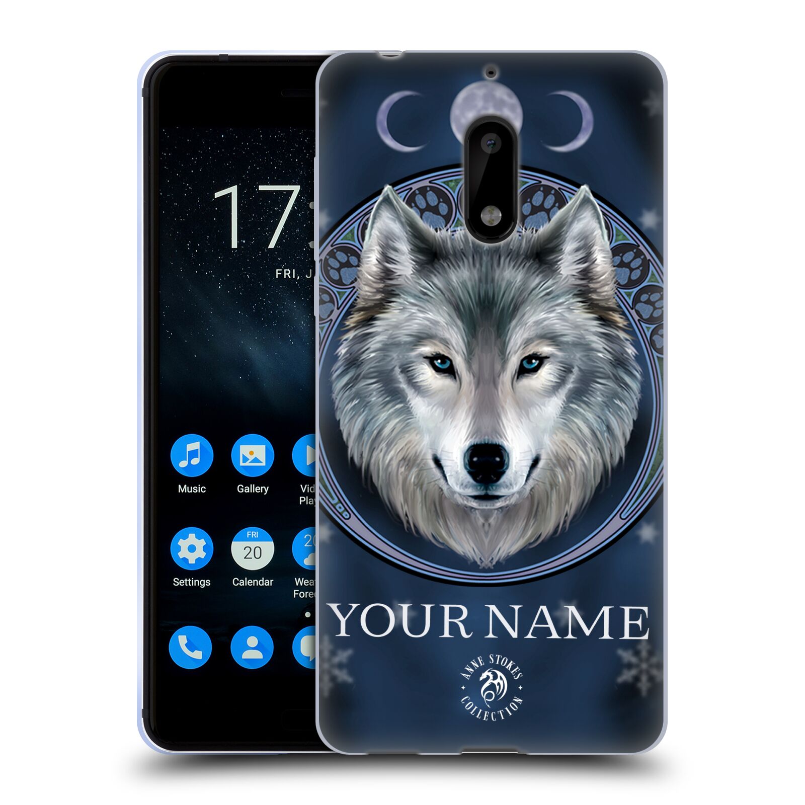 CUSTOM CUSTOMIZED PERSONALIZED ANNE STOKES ART SOFT GEL CASE FOR NOKIA PHONES 1