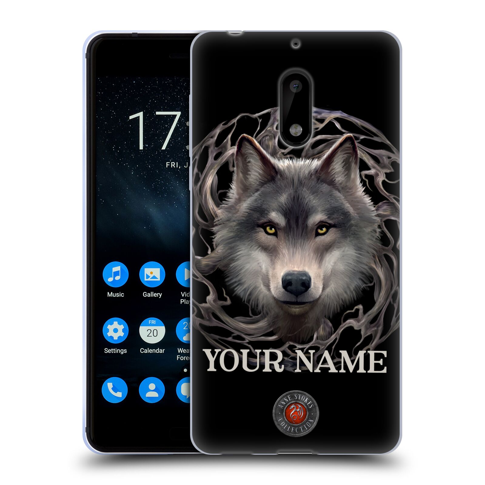 CUSTOM CUSTOMIZED PERSONALIZED ANNE STOKES ART SOFT GEL CASE FOR NOKIA PHONES 1