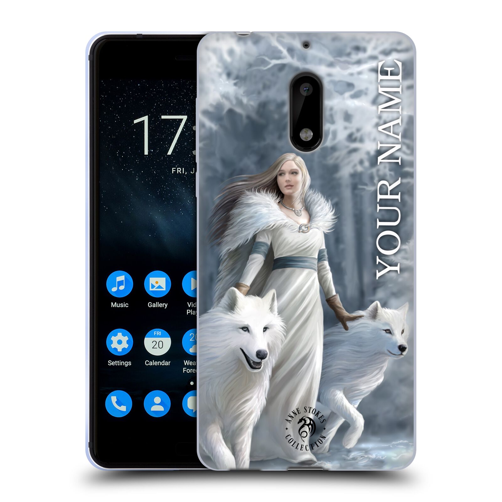 CUSTOM CUSTOMIZED PERSONALIZED ANNE STOKES ART SOFT GEL CASE FOR NOKIA PHONES 1