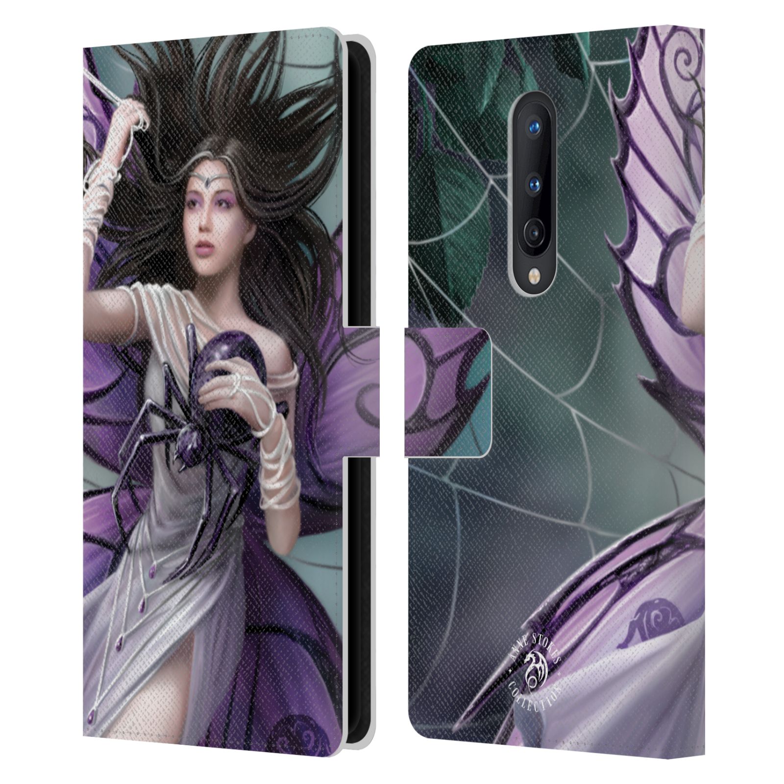 OFFICIAL ANNE STOKES DARK HEARTS LEATHER BOOK WALLET CASE FOR ONEPLUS PHONES - Picture 13 of 14