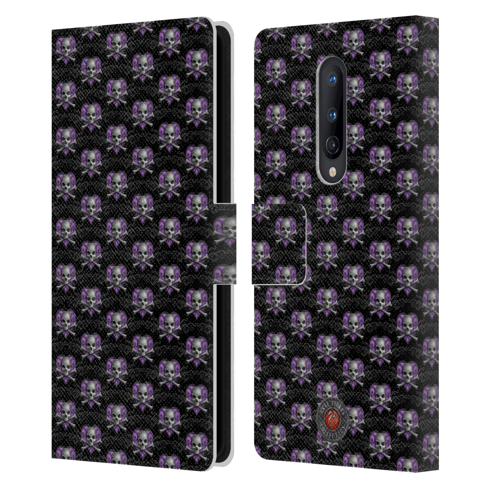 OFFICIAL ANNE STOKES DARK HEARTS LEATHER BOOK WALLET CASE FOR ONEPLUS PHONES - Picture 14 of 14