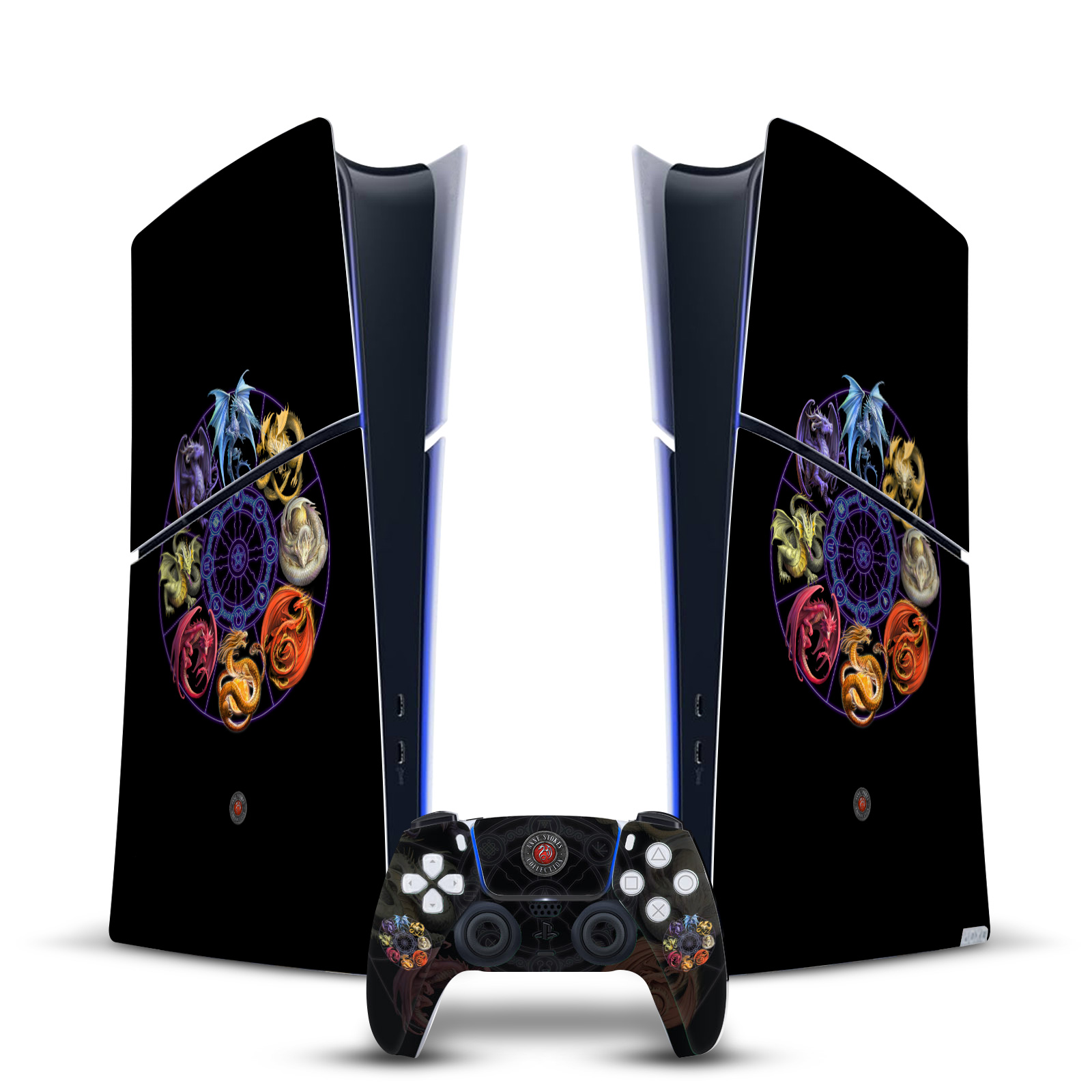 ANNE STOKES DRAGONS OF THE SABBATS VINYL SKIN FOR PS5 SLIM/PRO DIGITAL BUNDLE