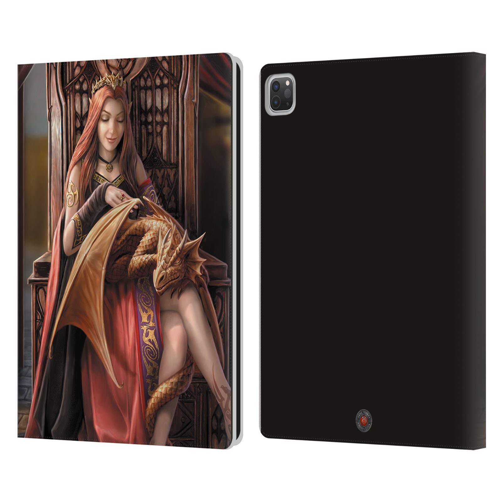 OFFICIAL ANNE STOKES DRAGON FRIENDSHIP LEATHER BOOK WALLET CASE FOR APPLE iPAD - Picture 9 of 20