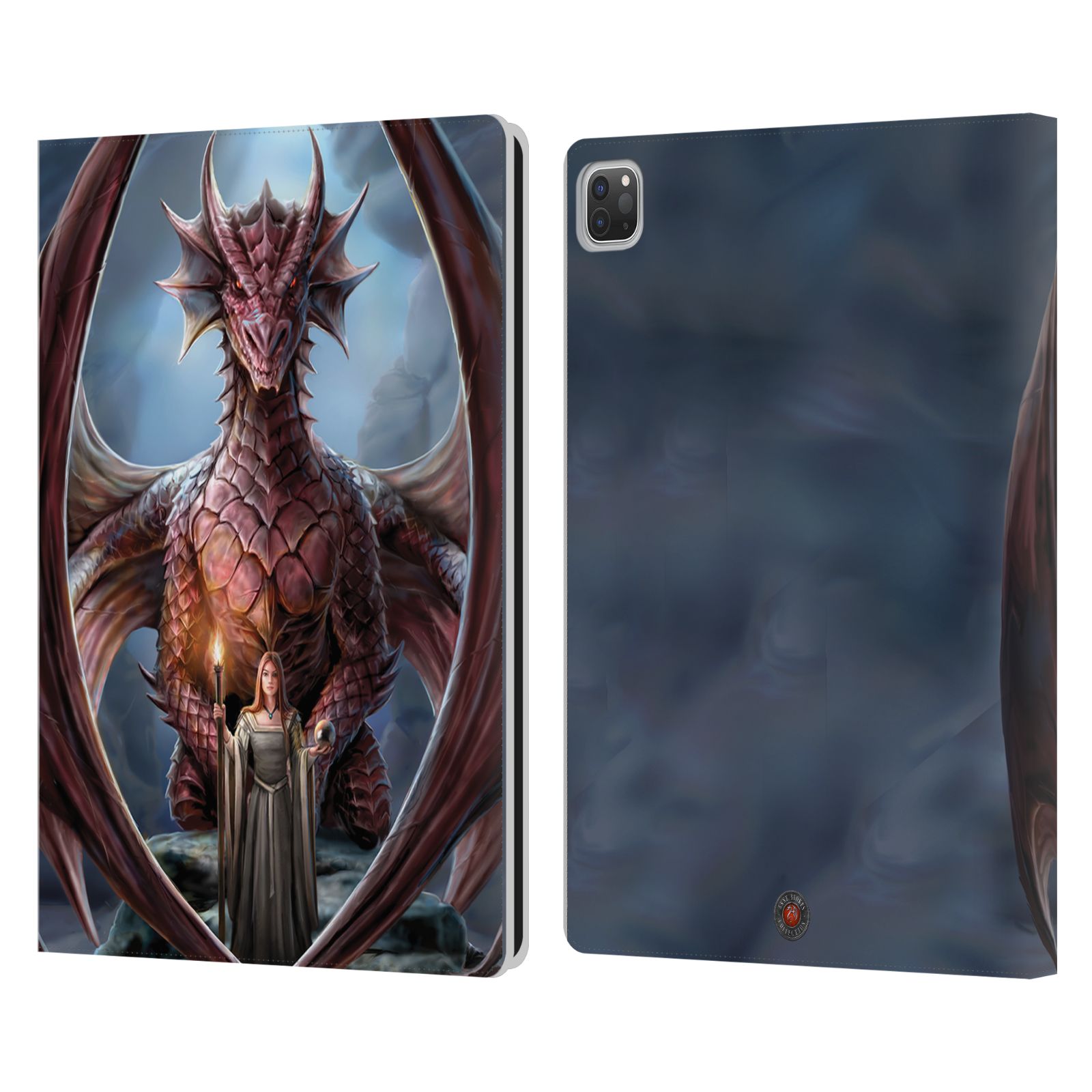 OFFICIAL ANNE STOKES DRAGON FRIENDSHIP LEATHER BOOK WALLET CASE FOR APPLE iPAD - Picture 10 of 20