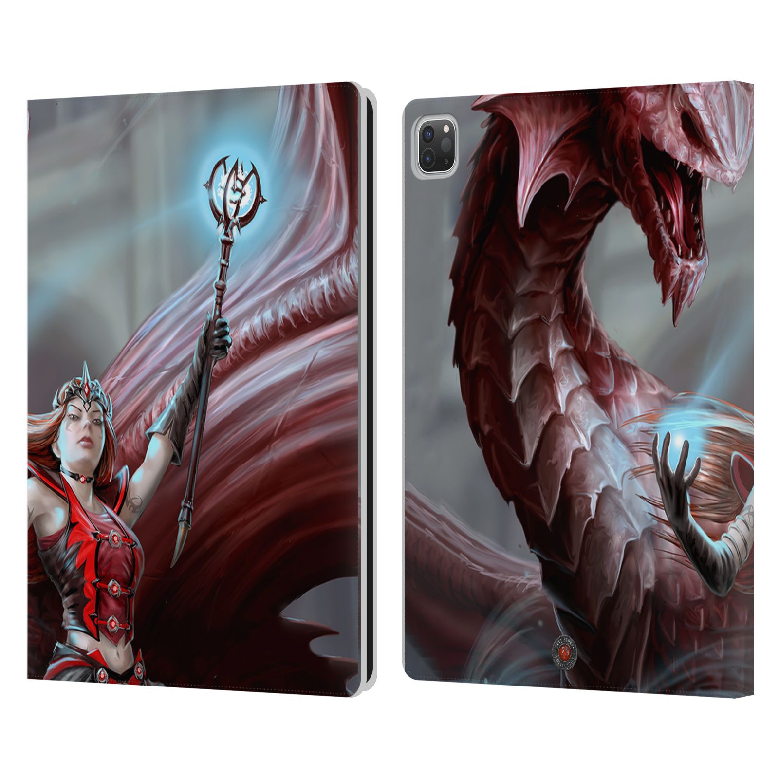 OFFICIAL ANNE STOKES DRAGON FRIENDSHIP LEATHER BOOK WALLET CASE FOR APPLE iPAD - Picture 14 of 20