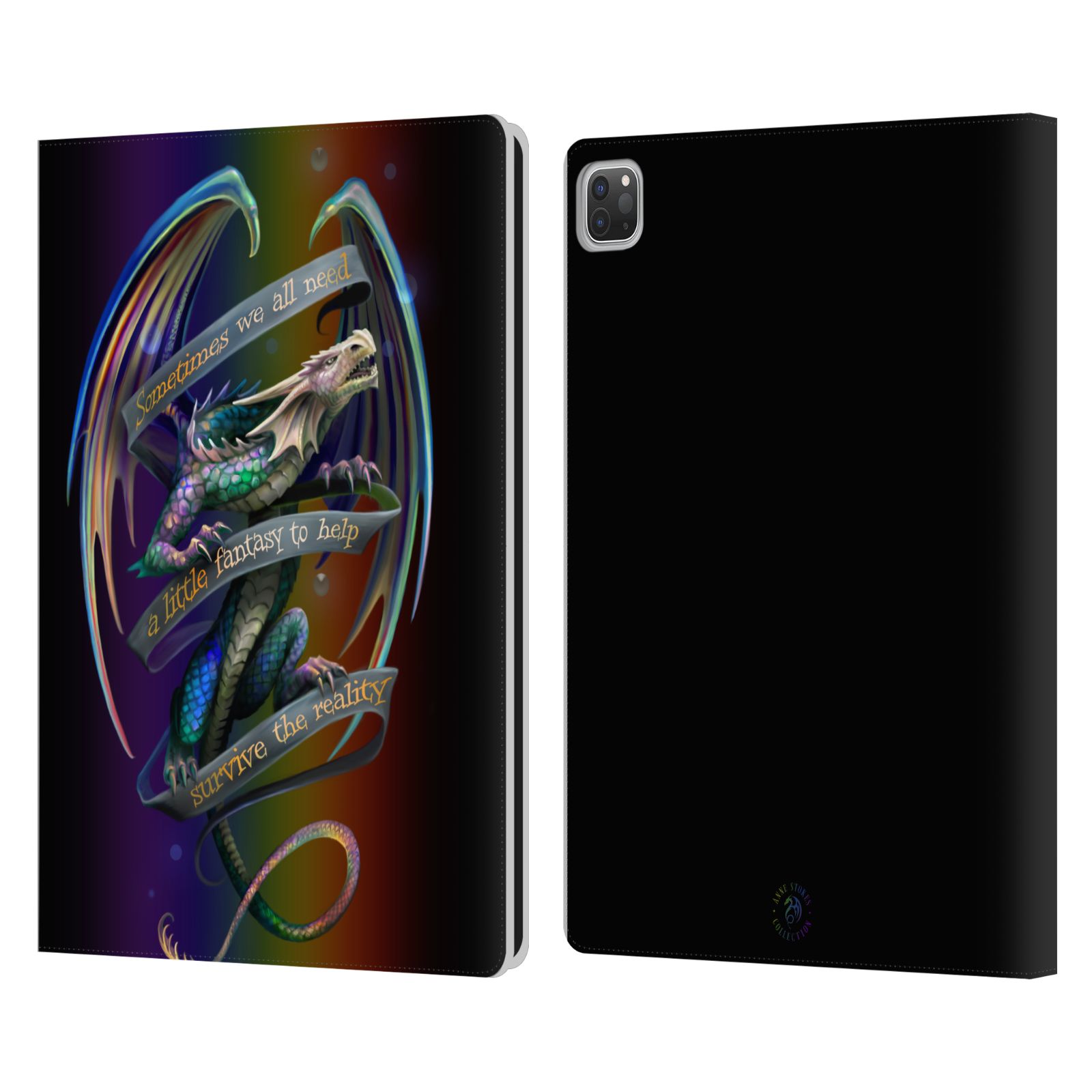 OFFICIAL ANNE STOKES DRAGON FANTASY LEATHER BOOK CASE FOR APPLE iPAD - Picture 7 of 7