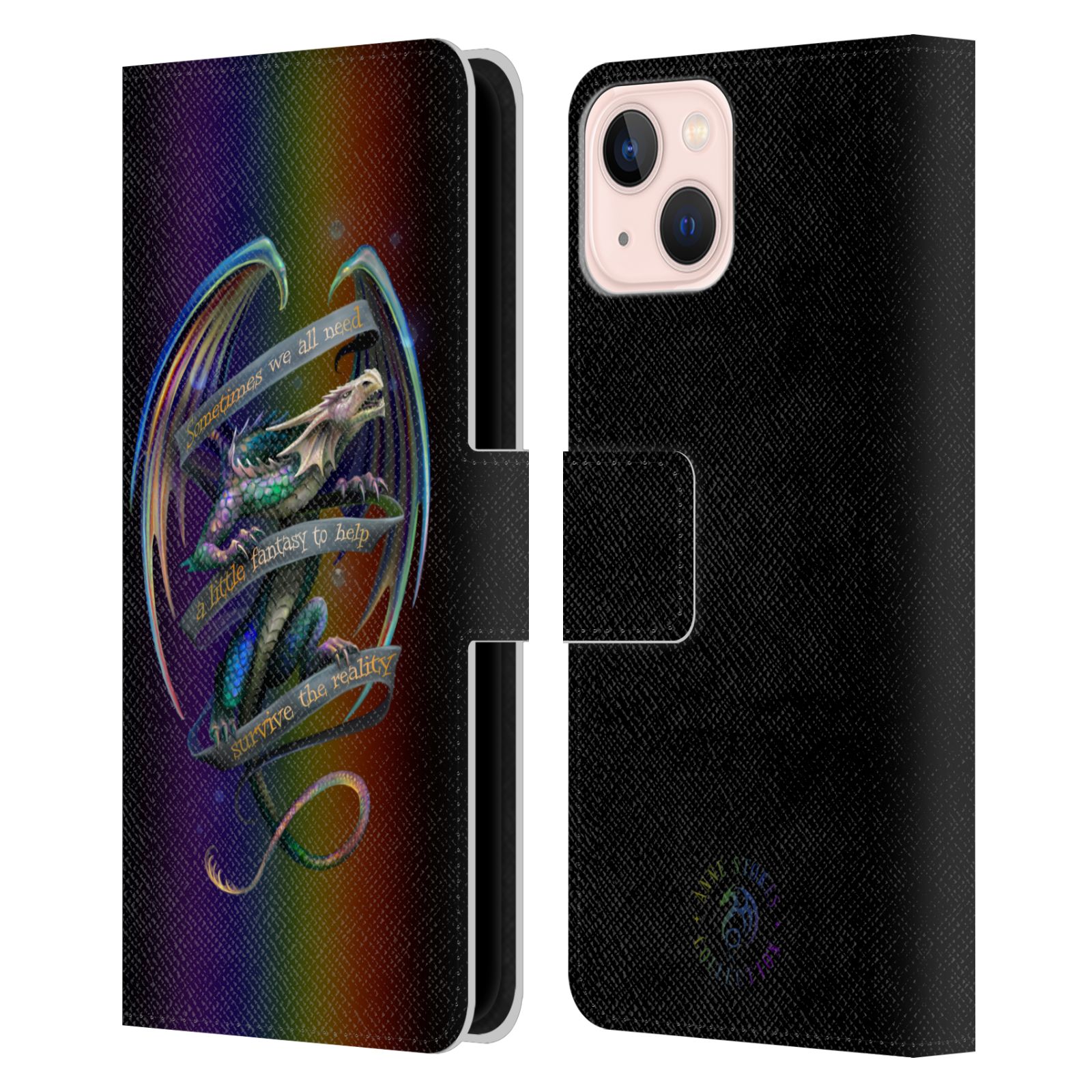 Survive The Reality Leather Wallet Case for iPhone 13