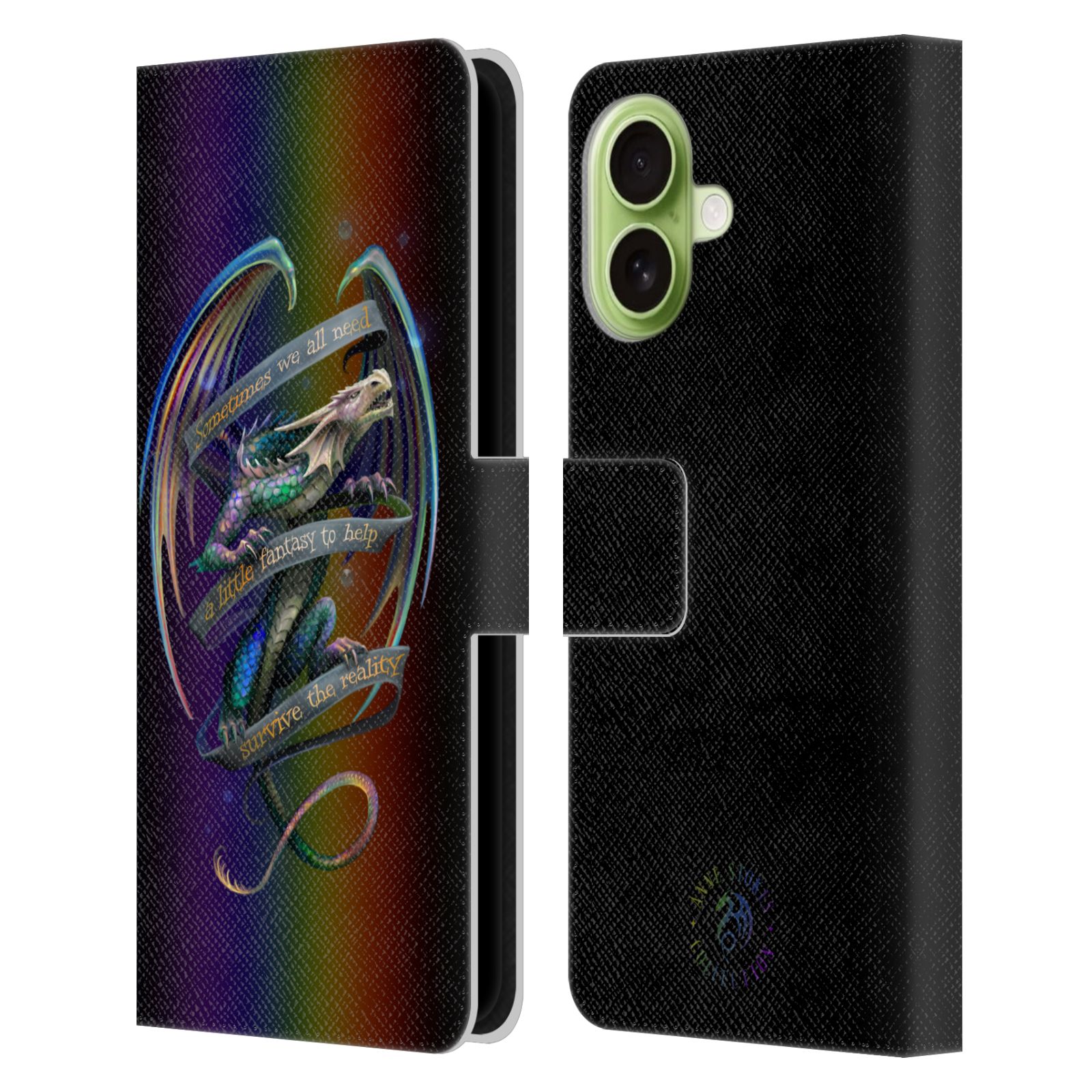 Survive The Reality Leather Wallet Case for iPhone 17