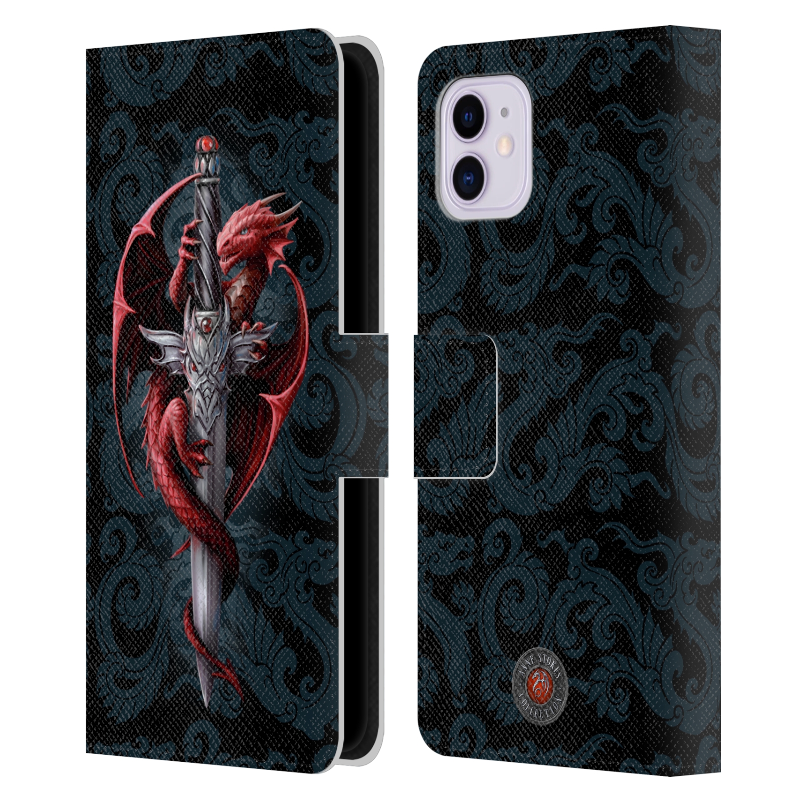 Dagger Leather Wallet Case for iPhone 11