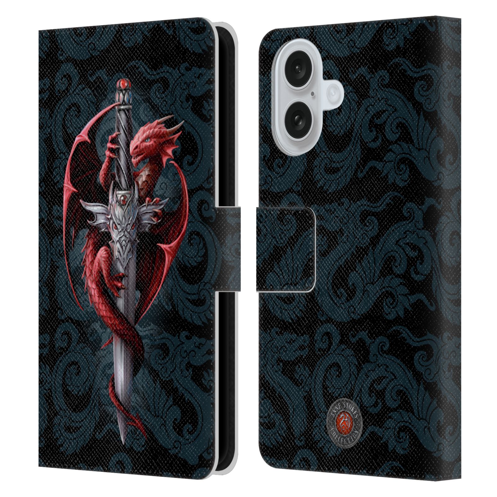 Dagger Leather Wallet Case for iPhone 16