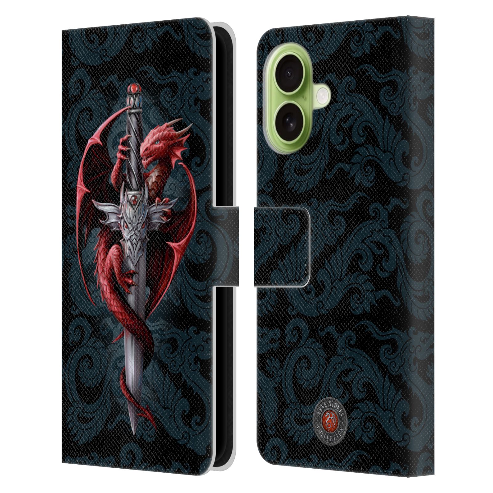 Dagger Leather Wallet Case for iPhone 17
