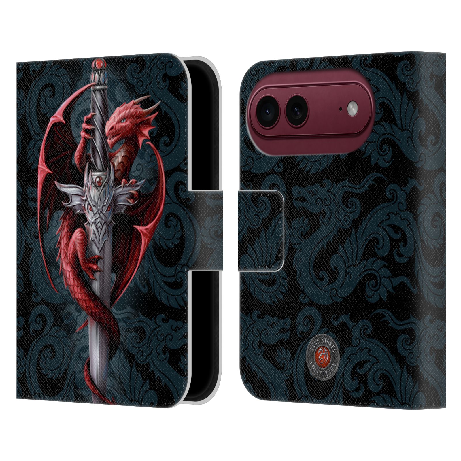 Dagger Leather Wallet Case for iPhone Duo