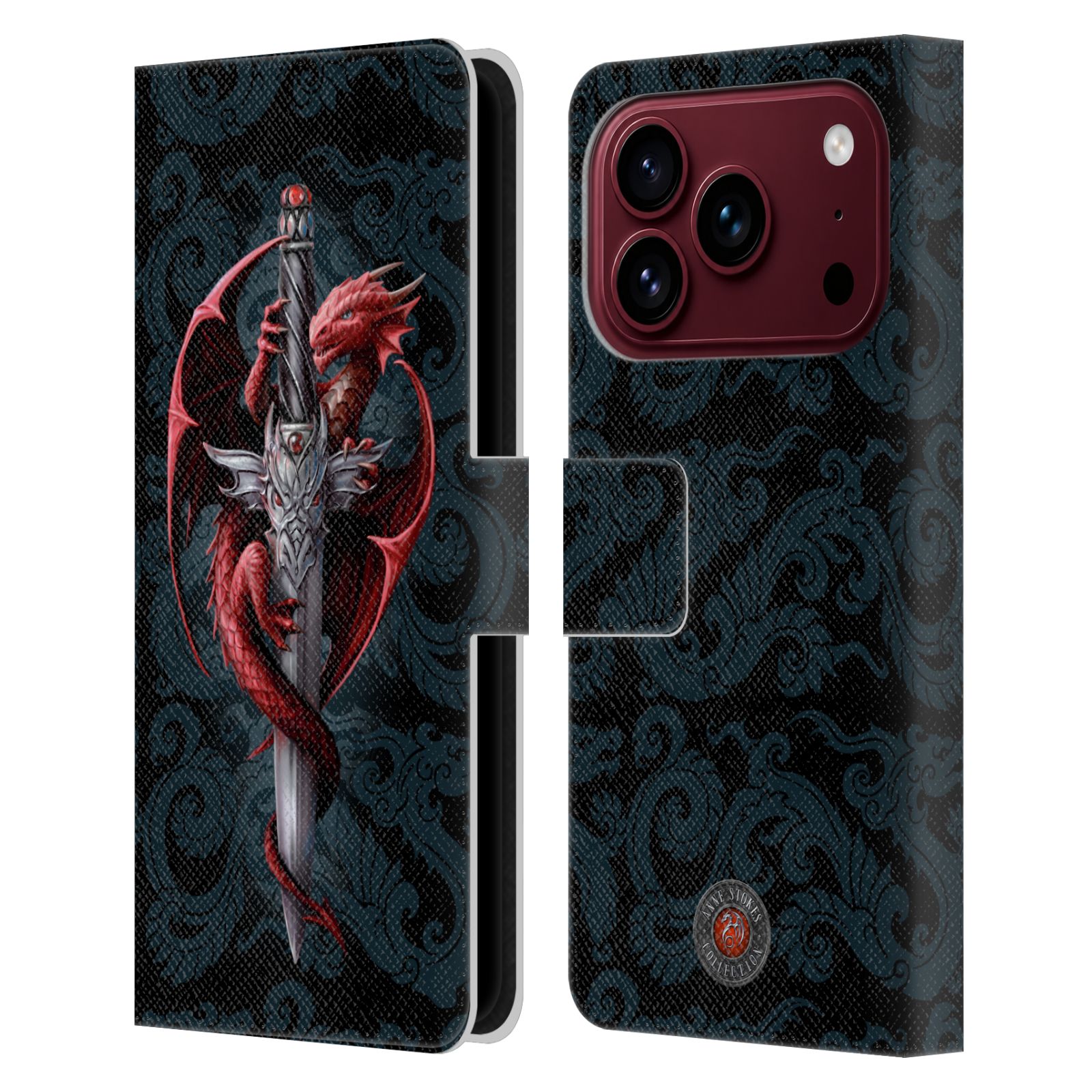 Dagger Leather Wallet Case for iPhone 18 Pro