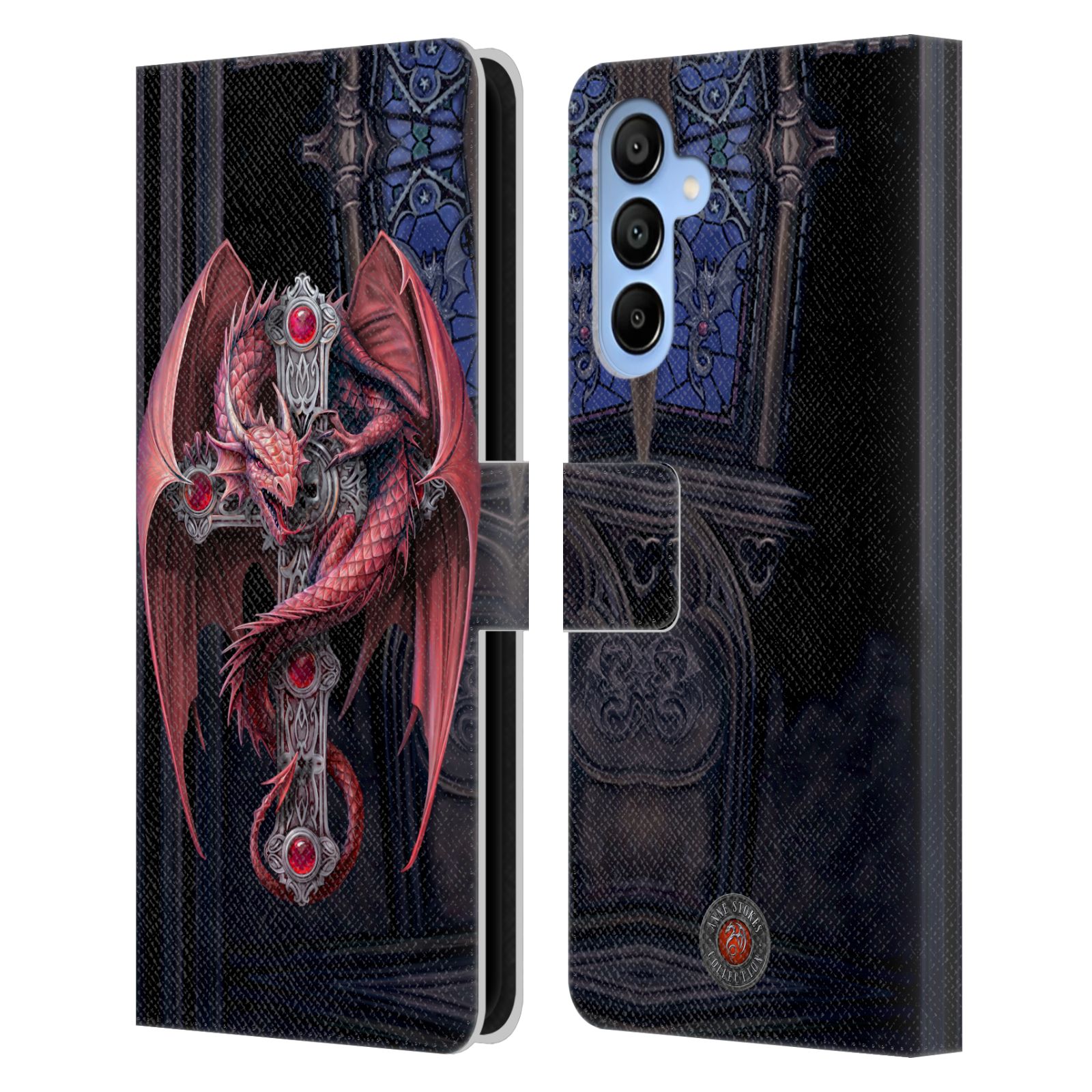 Gothic Guardians Leather Wallet Case for Galaxy A16 5G