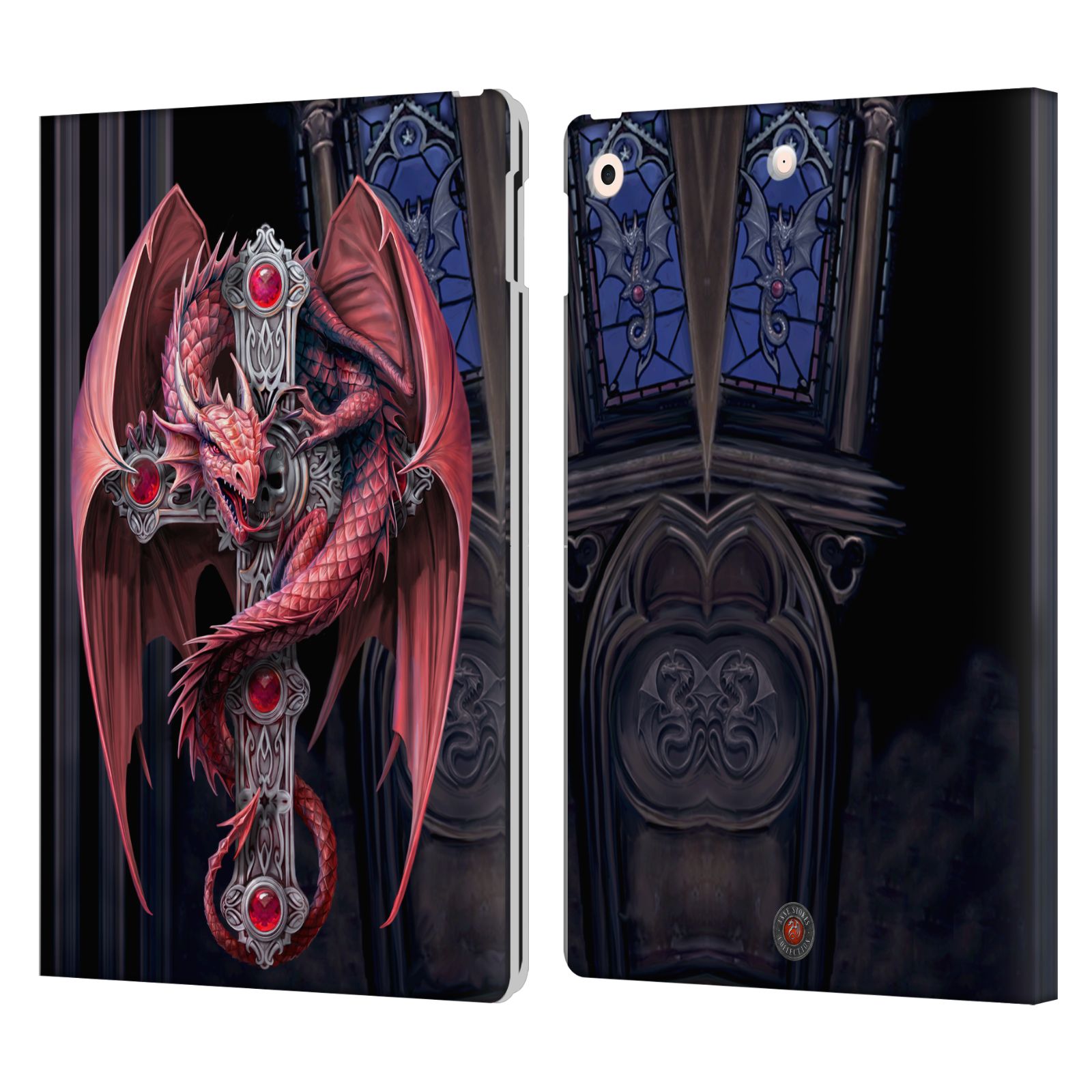 Gothic Guardians Leather Wallet Case for iPad 10.2″