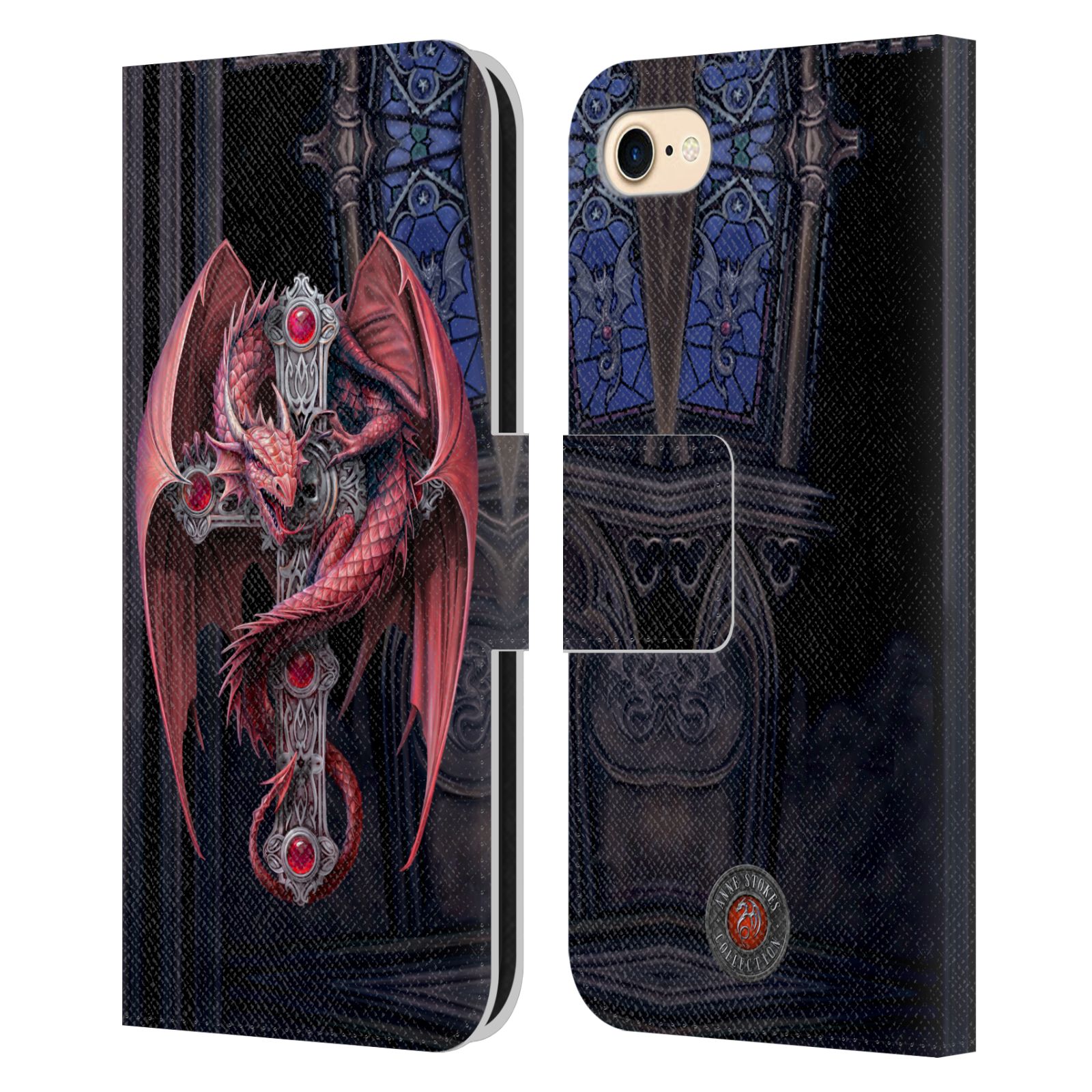 Gothic Guardians Leather Wallet Case for iPhone 7 / 8 / SE (2020, 2022)