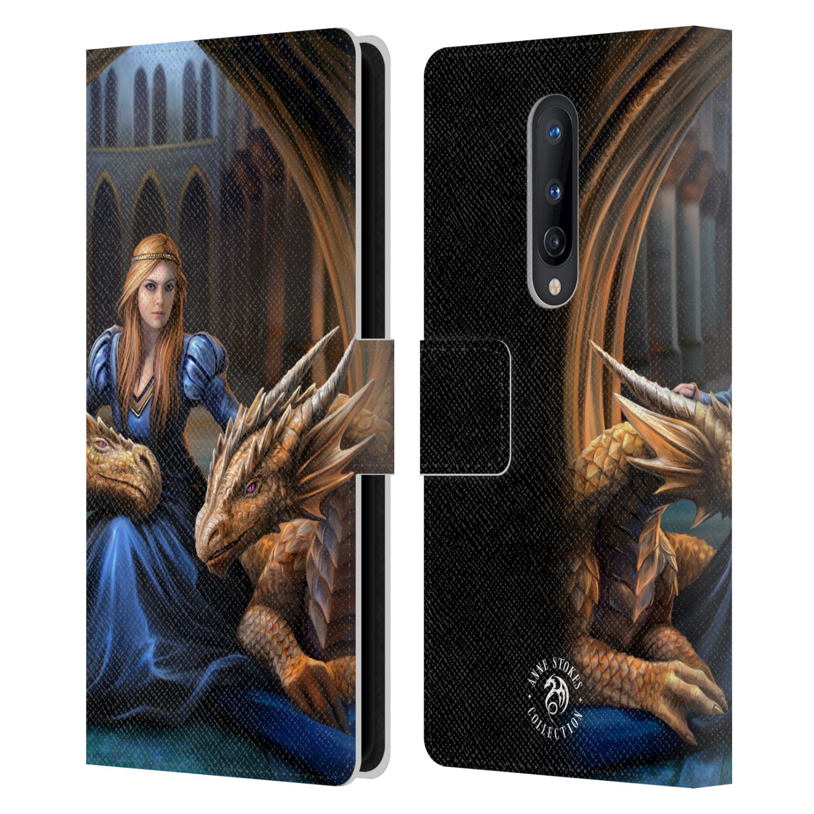OFFICIAL ANNE STOKES DRAGONS 3 LEATHER BOOK WALLET CASE COVER FOR ONEPLUS PHONES - Picture 10 of 15
