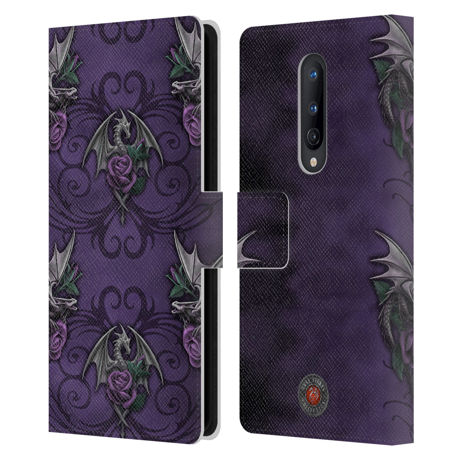 OFFICIAL ANNE STOKES DRAGONS 3 LEATHER BOOK WALLET CASE COVER FOR ONEPLUS PHONES - Picture 12 of 15