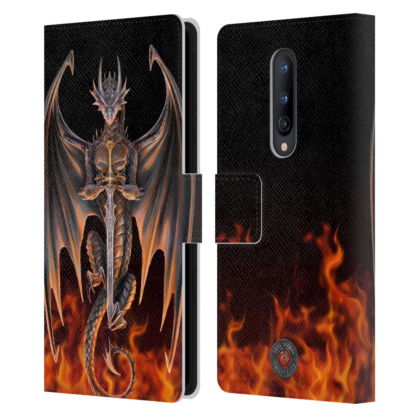 OFFICIAL ANNE STOKES DRAGONS 3 LEATHER BOOK WALLET CASE COVER FOR ONEPLUS PHONES - Picture 15 of 15