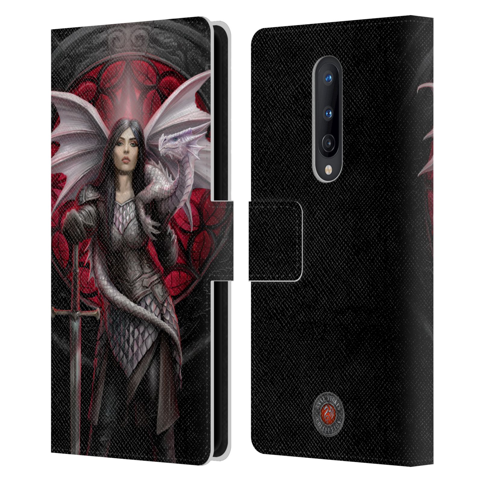 OFFICIAL ANNE STOKES DRAGONS 4 LEATHER BOOK WALLET CASE COVER FOR ONEPLUS PHONES - Picture 9 of 10