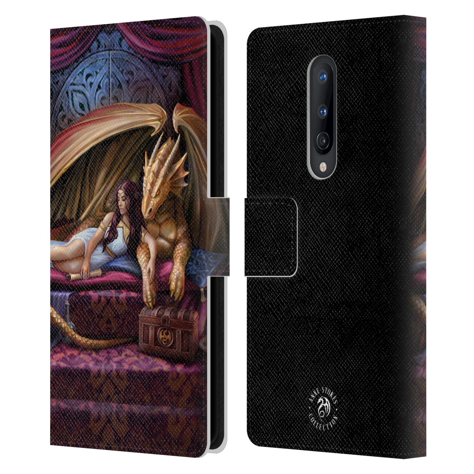 OFFICIAL ANNE STOKES DRAGONS 5 LEATHER BOOK WALLET CASE COVER FOR ONEPLUS PHONES - Picture 7 of 11