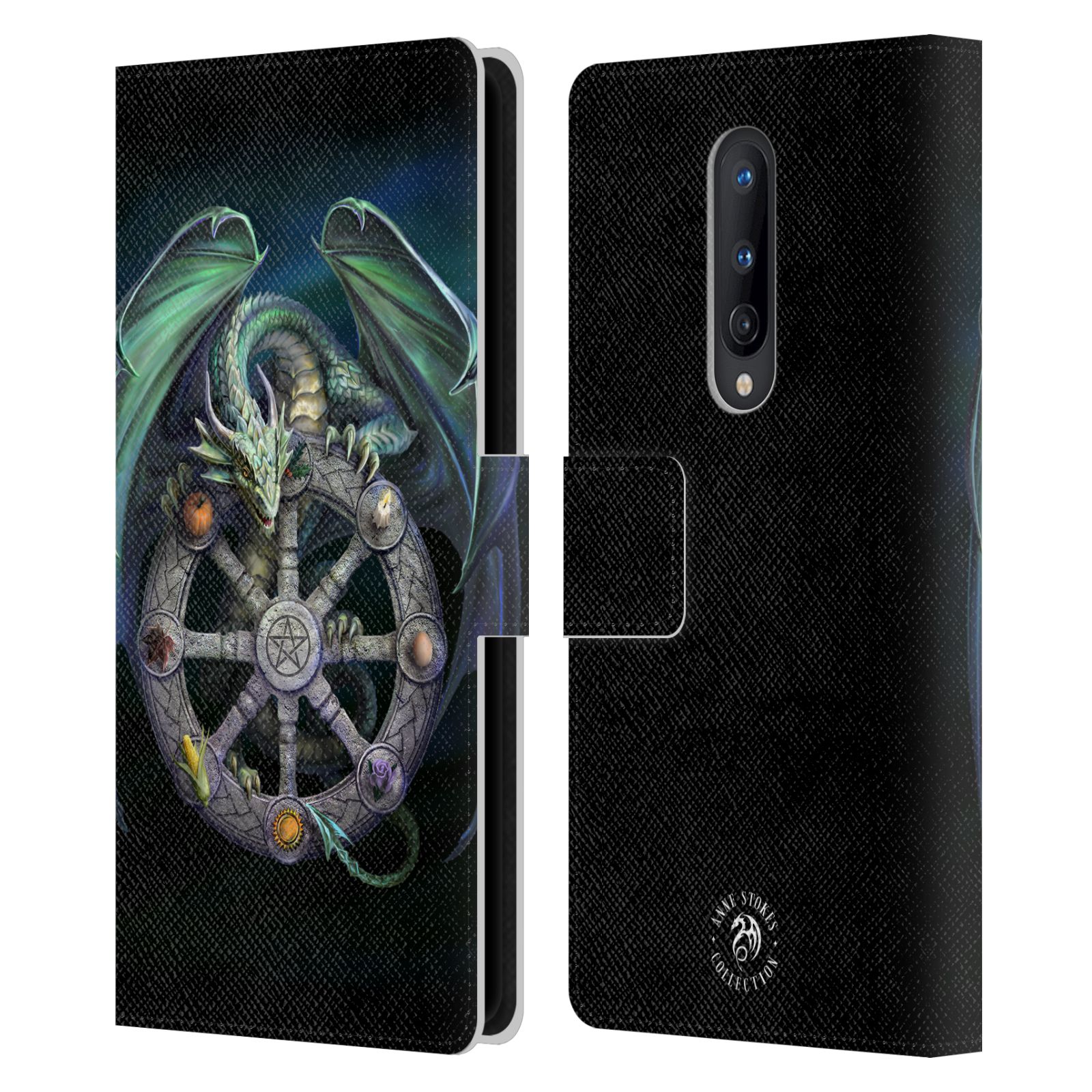 OFFICIAL ANNE STOKES DRAGONS 5 LEATHER BOOK WALLET CASE COVER FOR ONEPLUS PHONES - Picture 11 of 11
