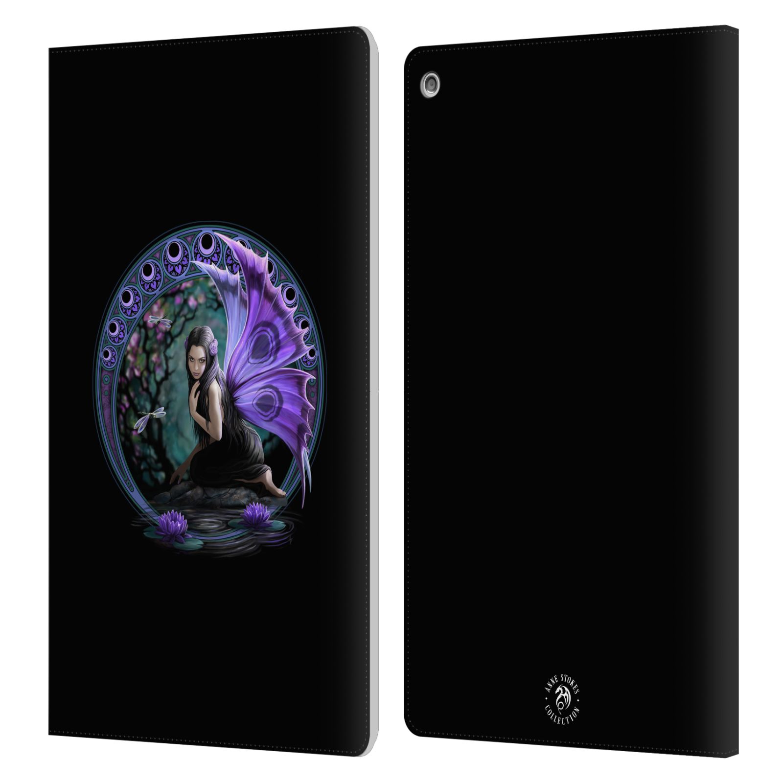 OFFICIAL ANNE STOKES FAIRIES LEATHER BOOK WALLET CASE COVER FOR AMAZON FIRE - Picture 11 of 12