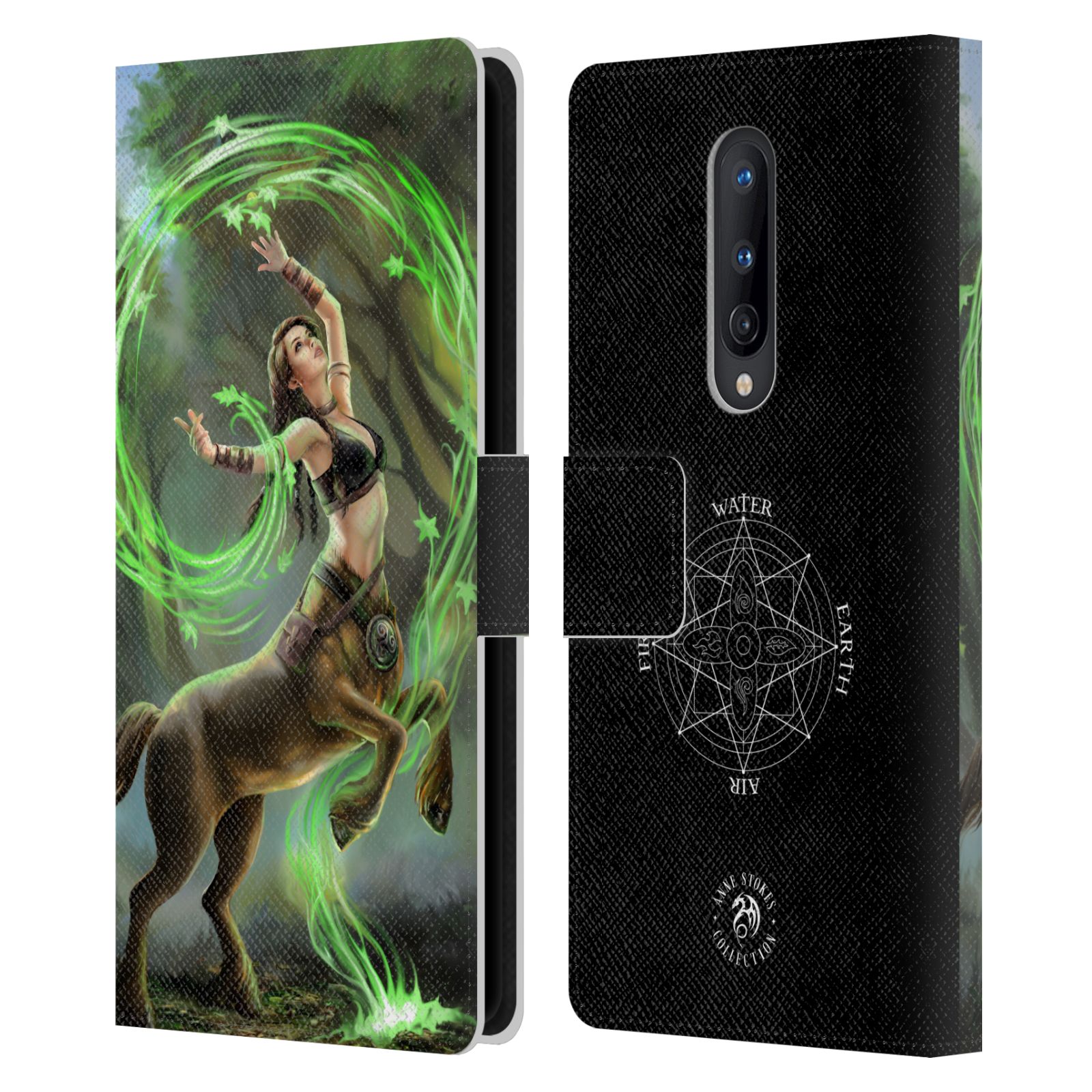OFFICIAL ANNE STOKES FEMALE ELEMENTALS LEATHER BOOK CASE FOR ONEPLUS PHONES - Picture 8 of 10